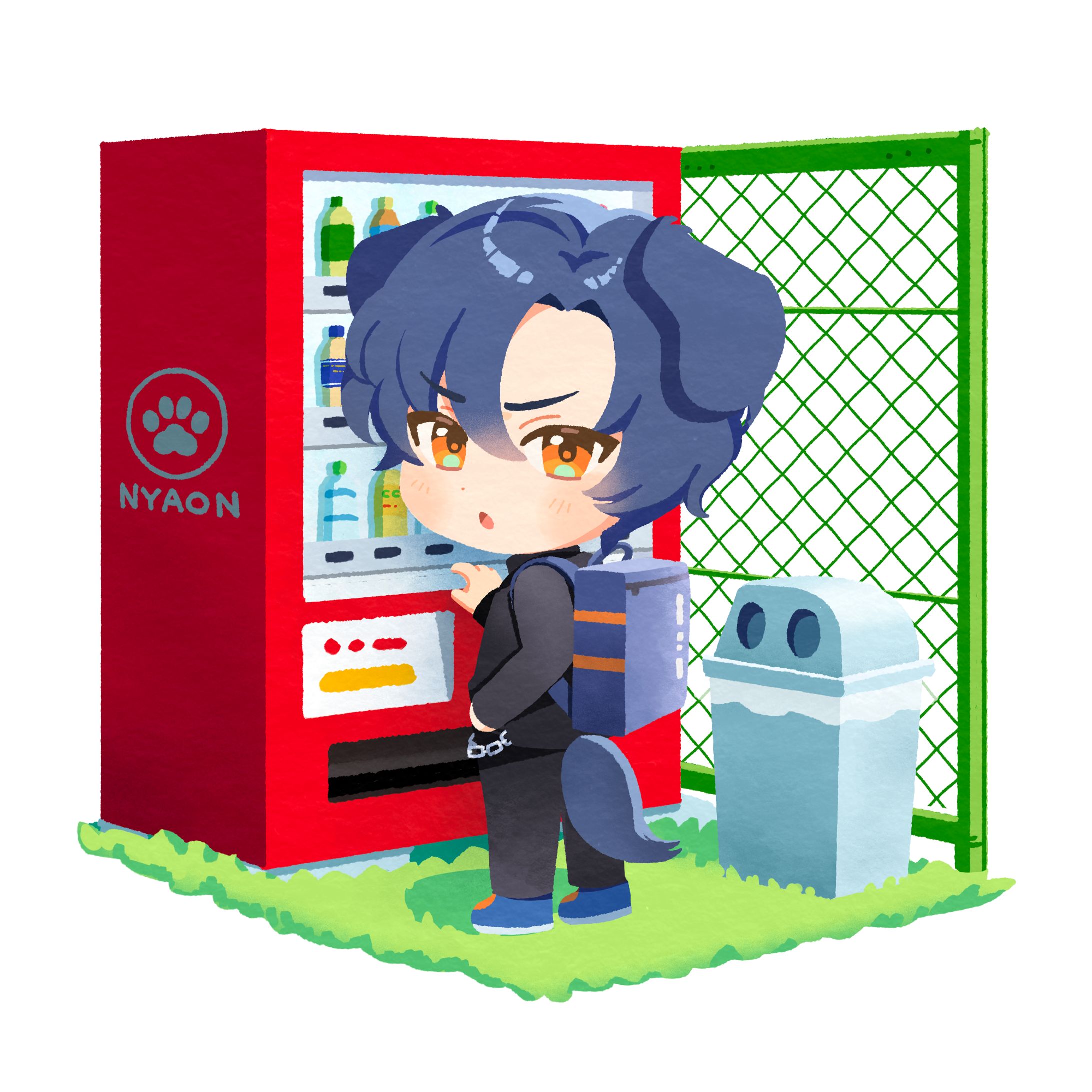 主線なし　デフォルメイラスト-1