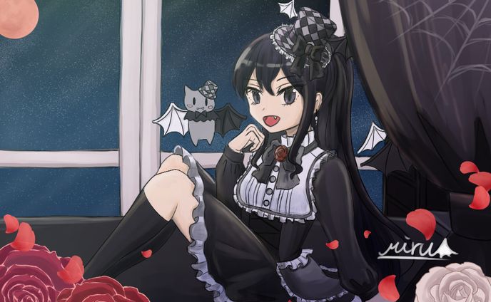 オリジナルキャラクター　明月ミル（ミル・ブライト）イラスト集１