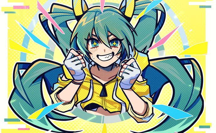 【コンテスト採用作品】Fit Boxing feat. 初音ミク×piapro　イラスト部門
