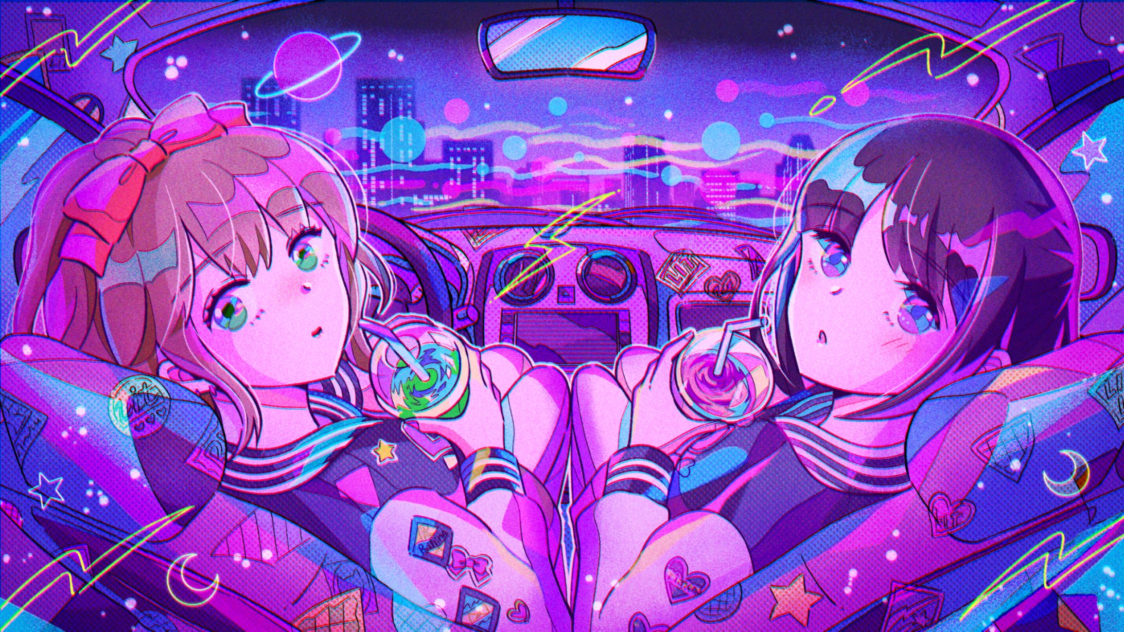 【お仕事】「LIT」歌ってみたMVイラスト-1