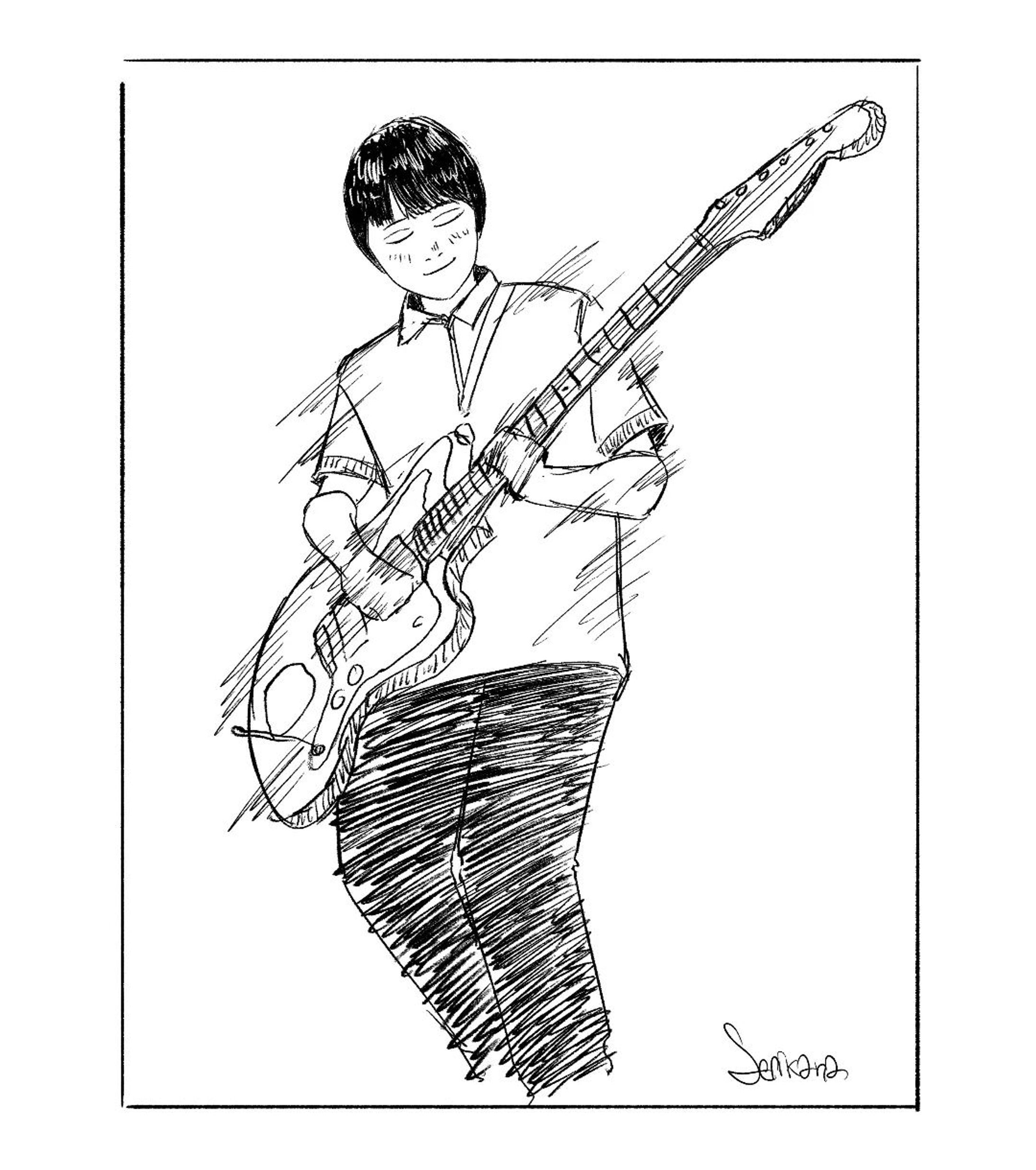 Just sketch My favorite Japanese guitarist Tabuchi Hisako :D

#drawings #drawing #drawingsketch #illustrations #illustrationart #illustration #digitalart #digitalillustration #sketching #sketch #art #artwork #illust #drawingart #artist #digitaldrawing #digitalpainting #comic #comicart #manga #mangaart-1