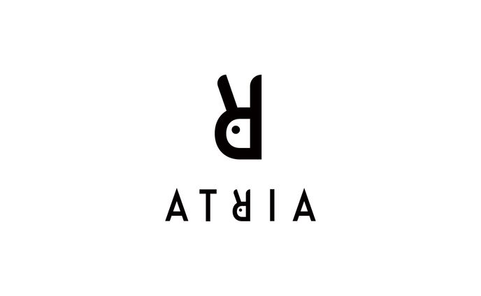 会社名『ATRIA』：ロゴデザイン
