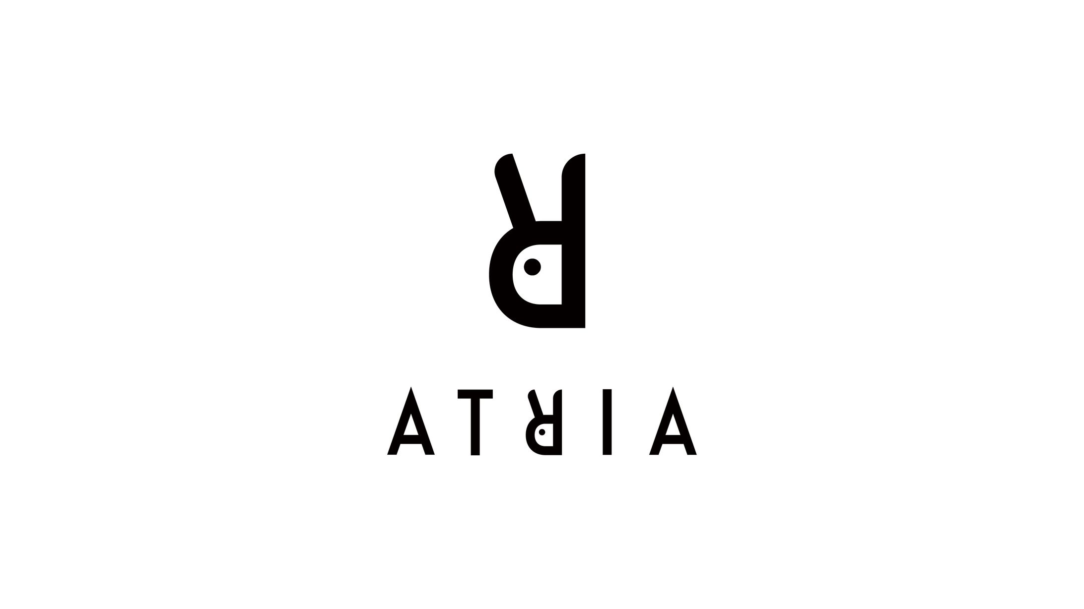 会社名『ATRIA』：ロゴデザイン-1