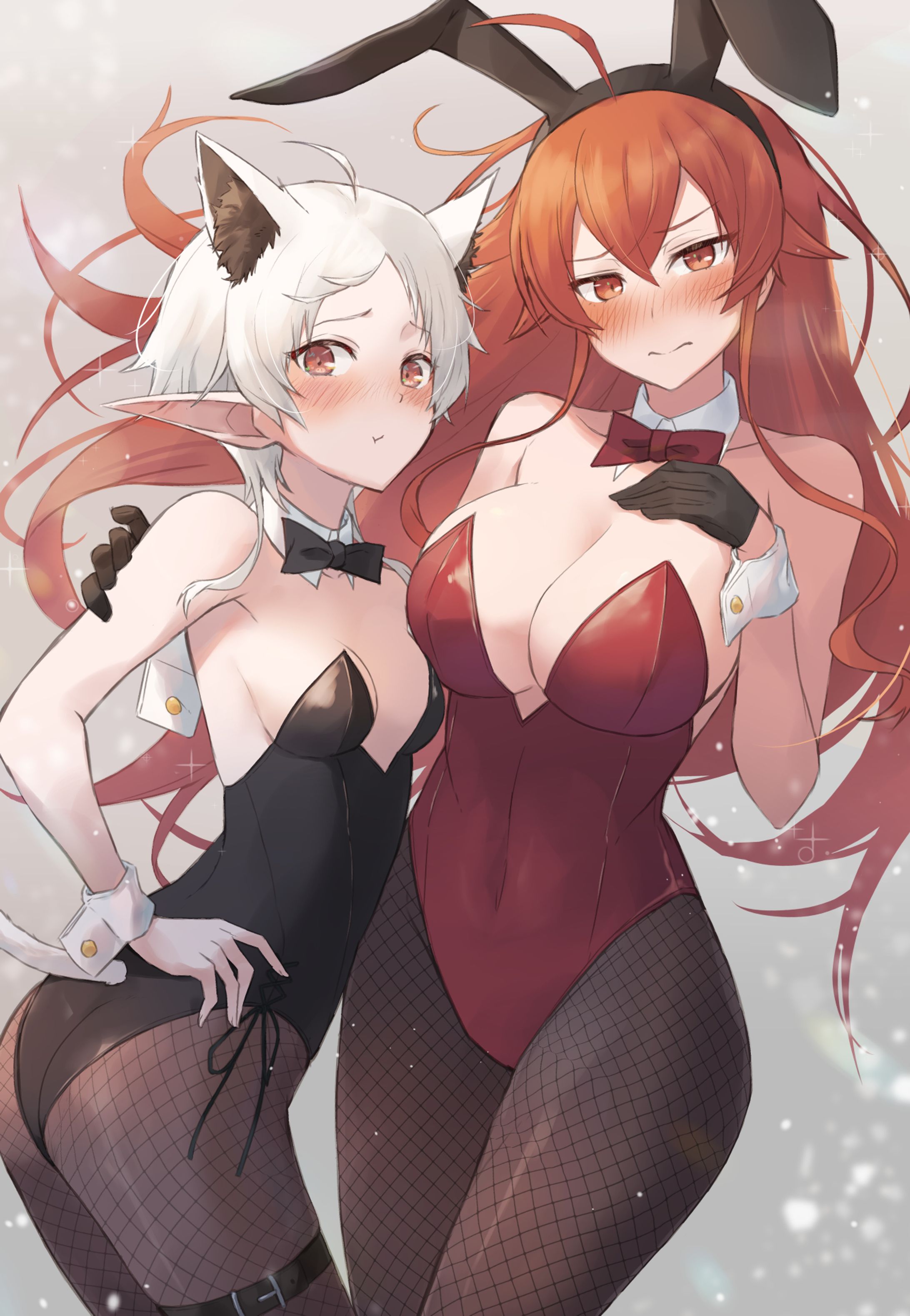 ケモ耳シルフィとバニーエリス-1