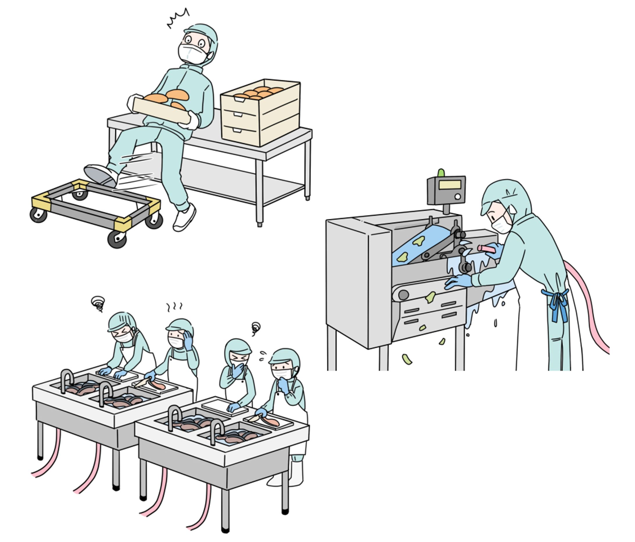 食品工場イラスト-1