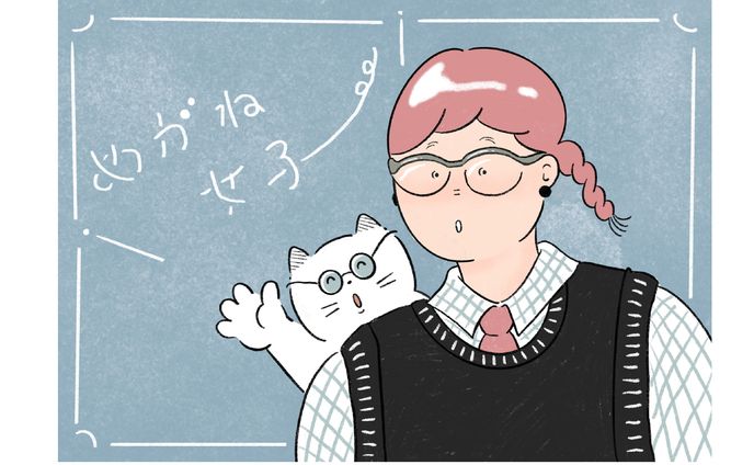 チーム「めがね女子」イメージイラスト