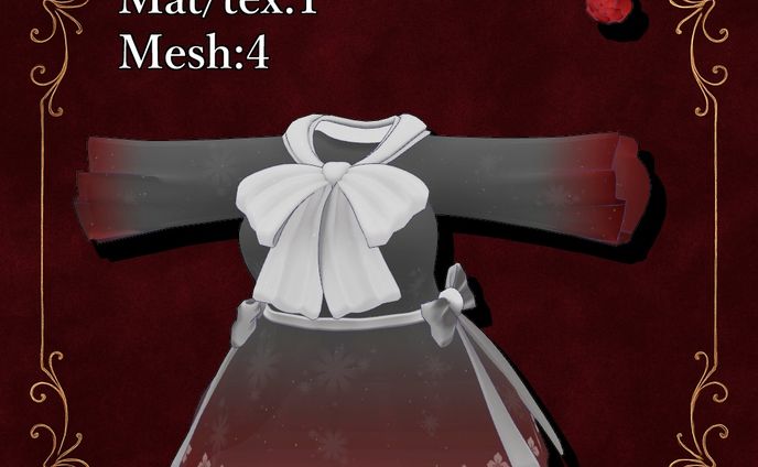 2025.7.3 衣装 Velvet Ribbon Dress