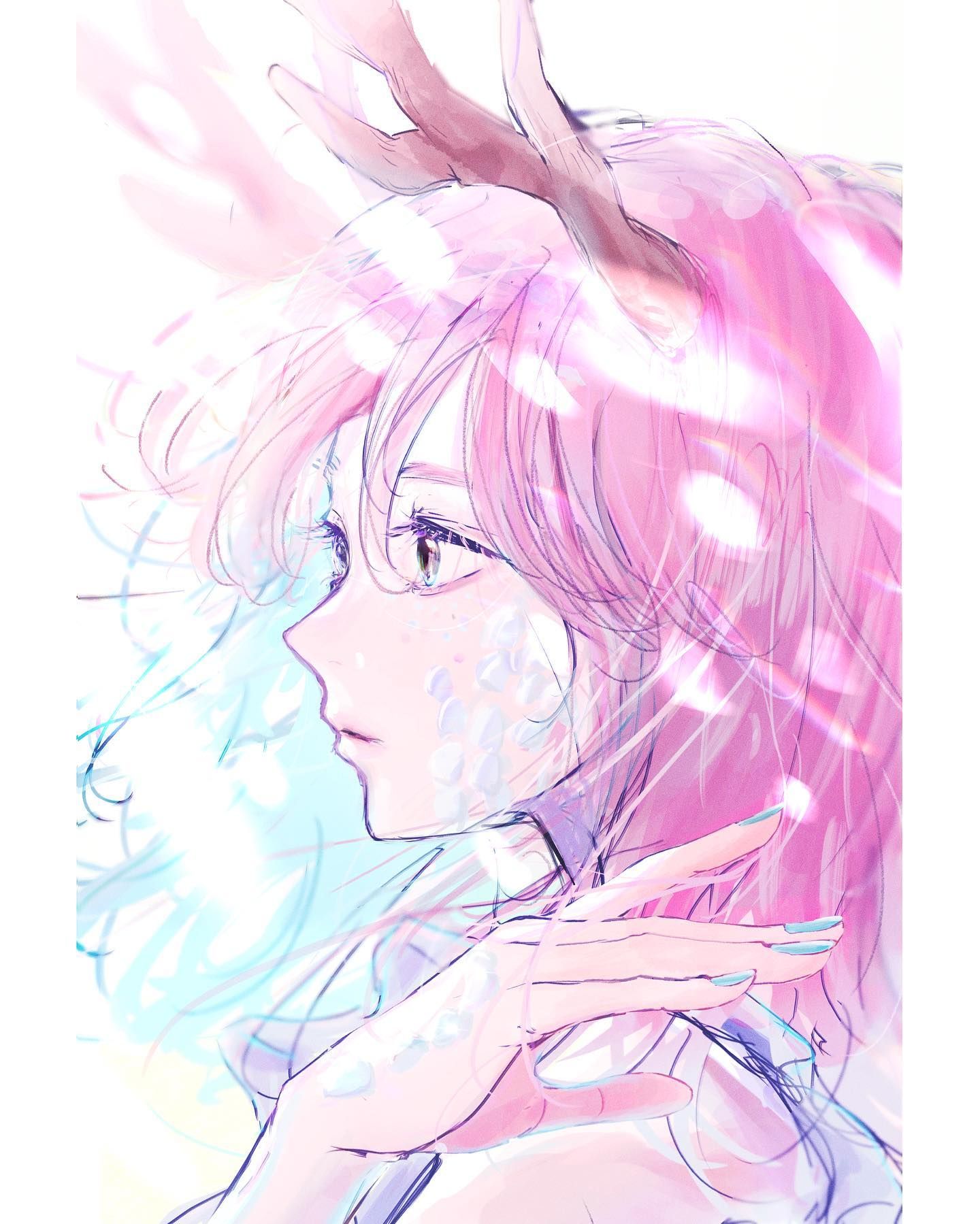 花精霊 . オリキャラの子です 3枚目はおまけです🧚 . . . #oc #創作