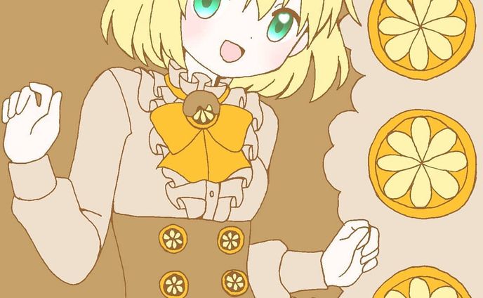 オランジェットちゃん🍊　#イラスト　#お絵かき　#illustration  #illust　#オリジナル　#オリジナルイラスト　#オリジナル絵　#女の子　#女の子イラスト　#デジタル　#デジタルイラスト　#デジタル絵　#ロリィタ　#ロリィタファッション　#ロリータ　#ロリータファッション　#フリル　#オランジェット　#オレンジ　#チョコ　#チョコレート　#バレンタイン　#バレンタインデー　#ハッピーバレンタイン　#バレンタインイラスト