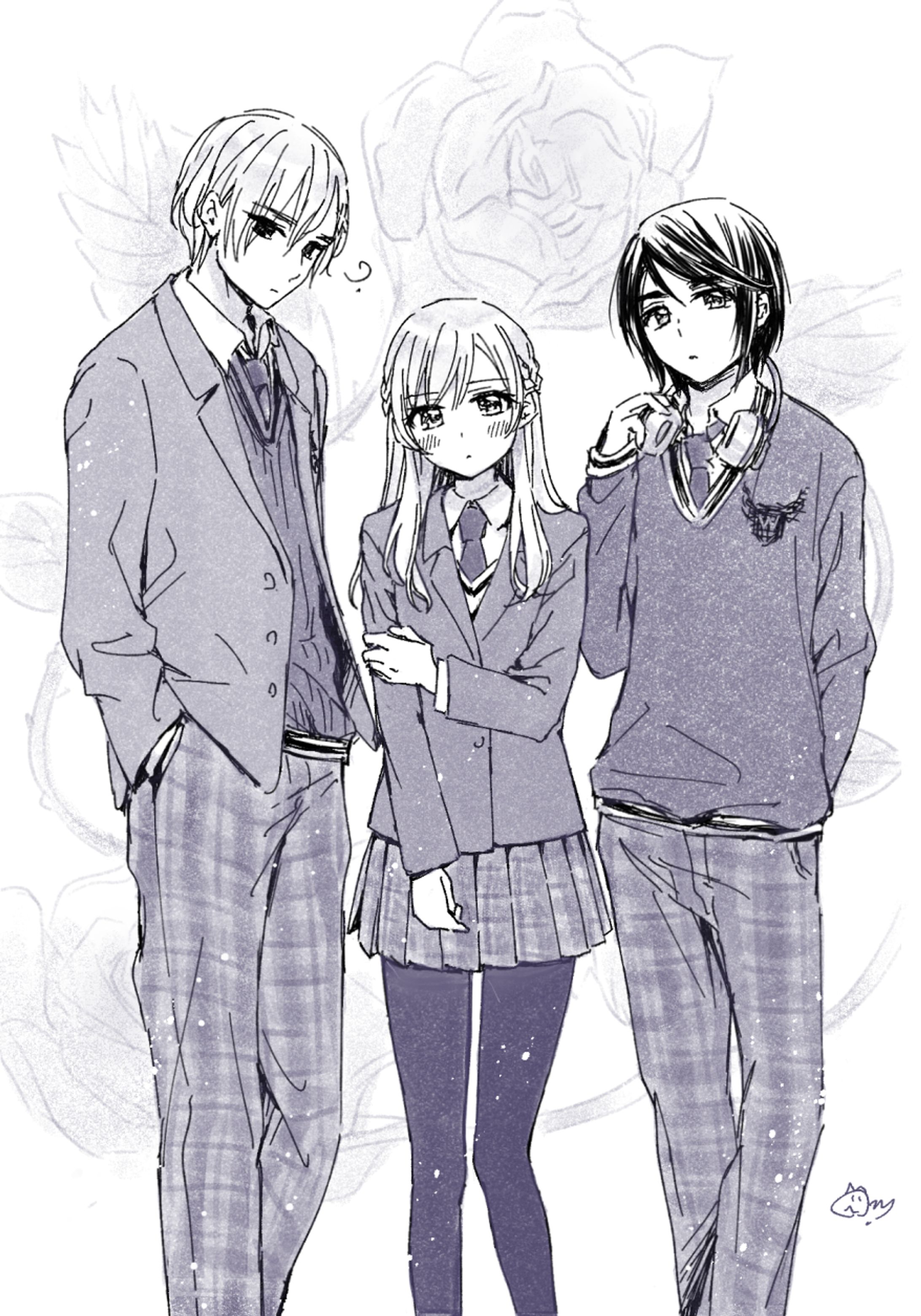 単色イラスト-1