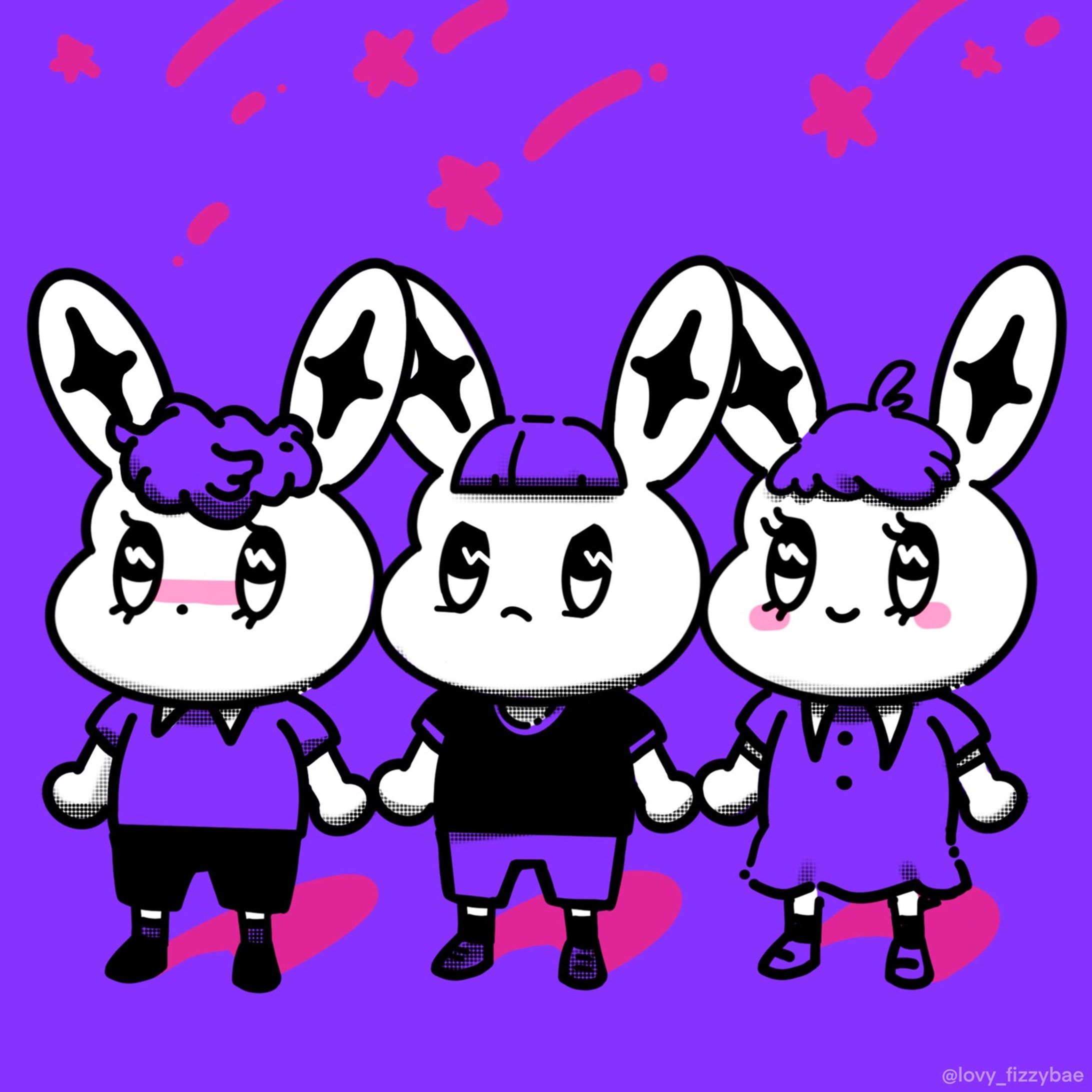🐰🐰🐰Meet my Bunbun BAEs – they're a team of mischief, magic, and endless fun! 🌟🐇

#illustration #art #drawing #artist #digitalart #artwork #sketch #illustrator #design #draw #artistsoninstagram #painting #instaart #sketchbook #graphicdesign #artoftheday #digitalillustration #procreate #illustrationartists #creative #digitaldrawing #arte #love #doodle #anime #bunny #rabbit #bunnylove #rabbitsofinstagram-1