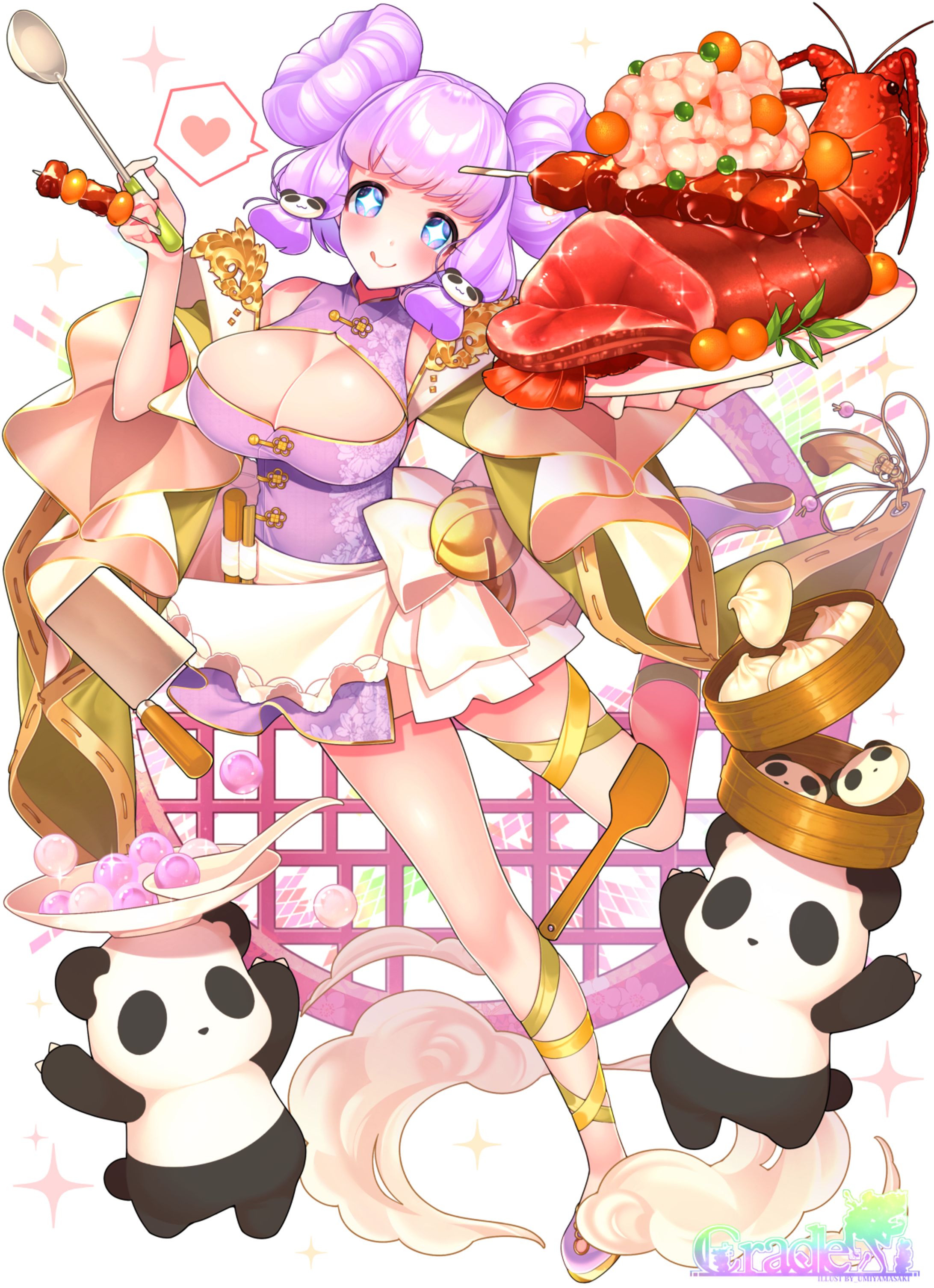 【クレイドル カードゲーム】キャラデザ マオマオちゃん-1