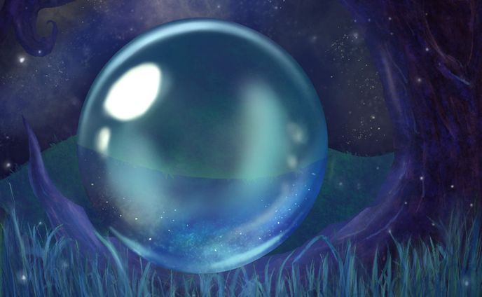 Blue crystal