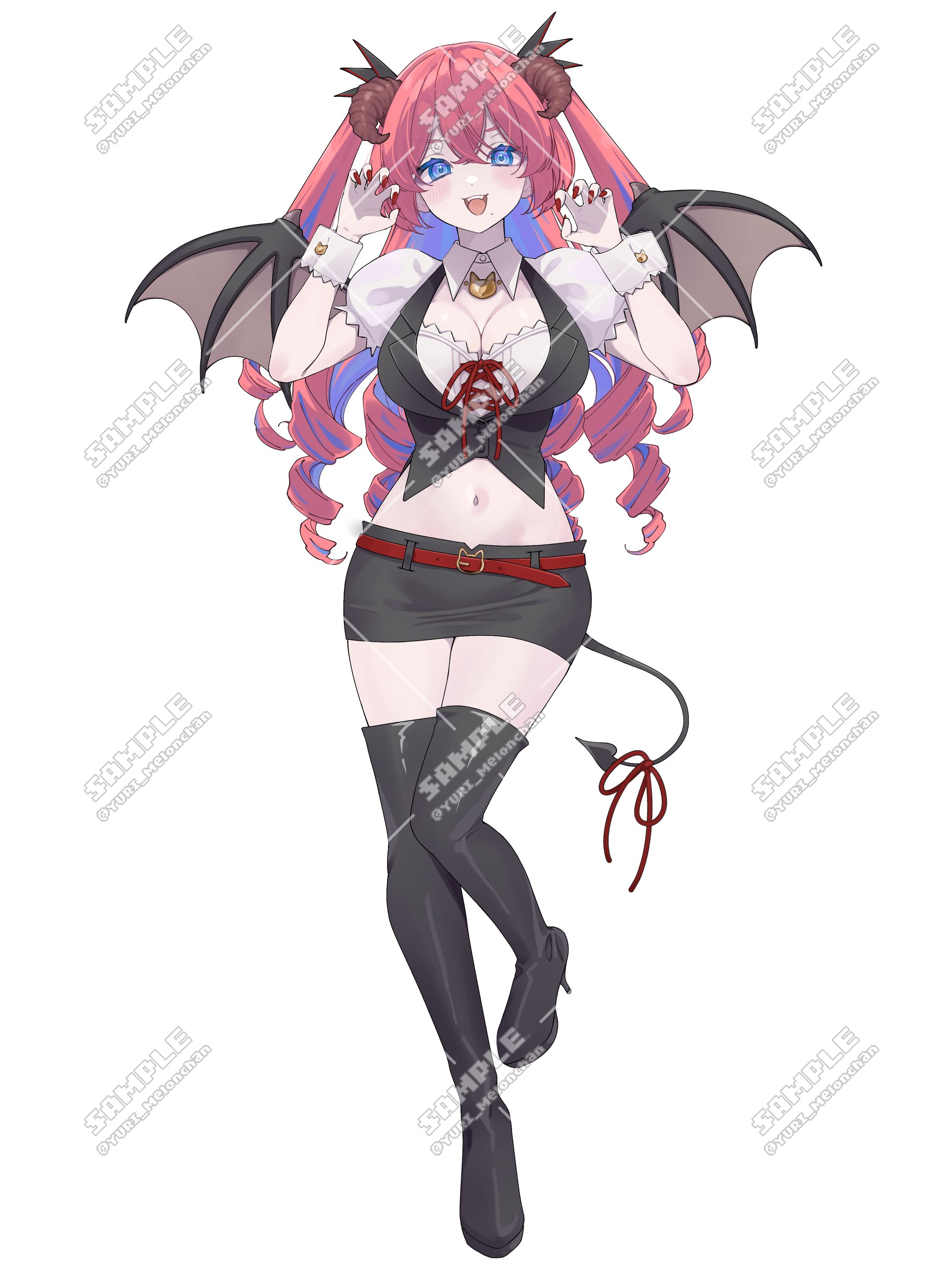 vtuber風庭寝アネ様 ハロウィンイラスト-1