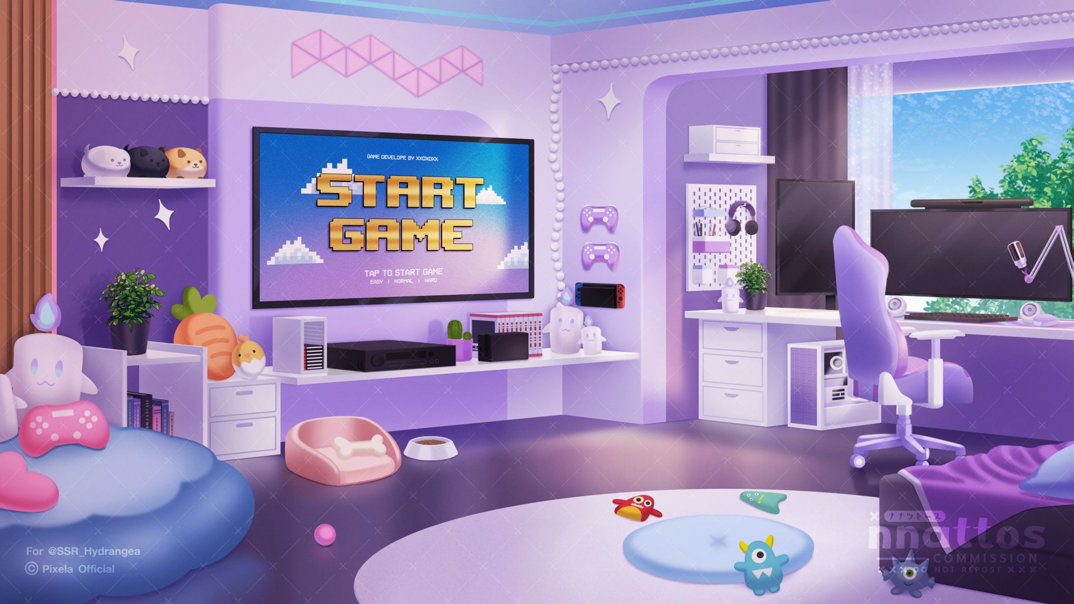 Commission : Vtuber Background-1