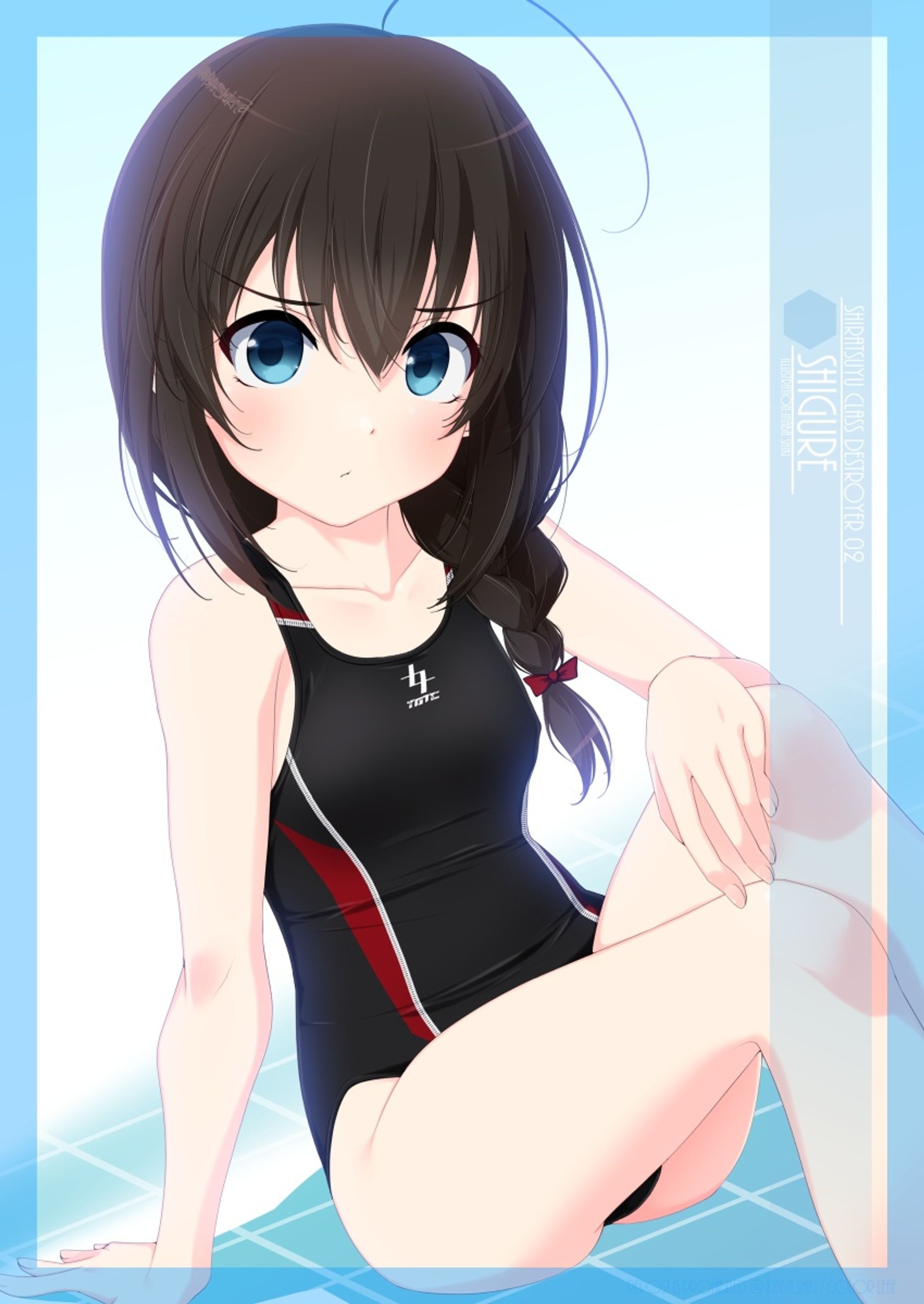 競泳水着艦娘「時雨(艦これ)」221102差分パック-1