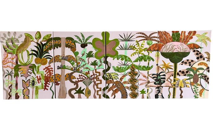 Palms in Pink Jungle