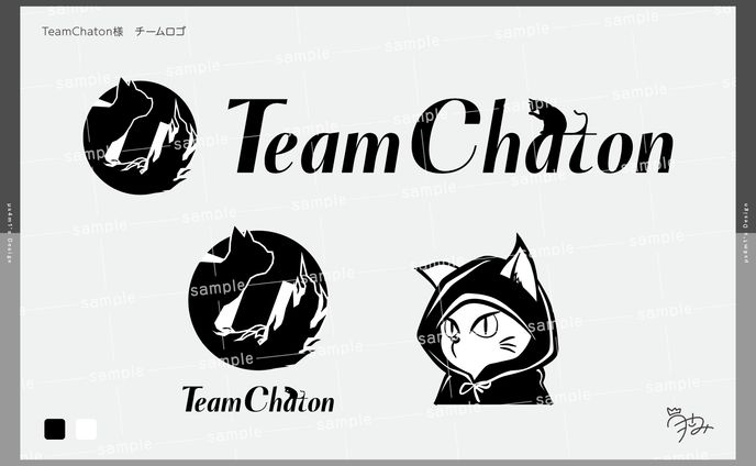 Team Chaton 様  ロゴ