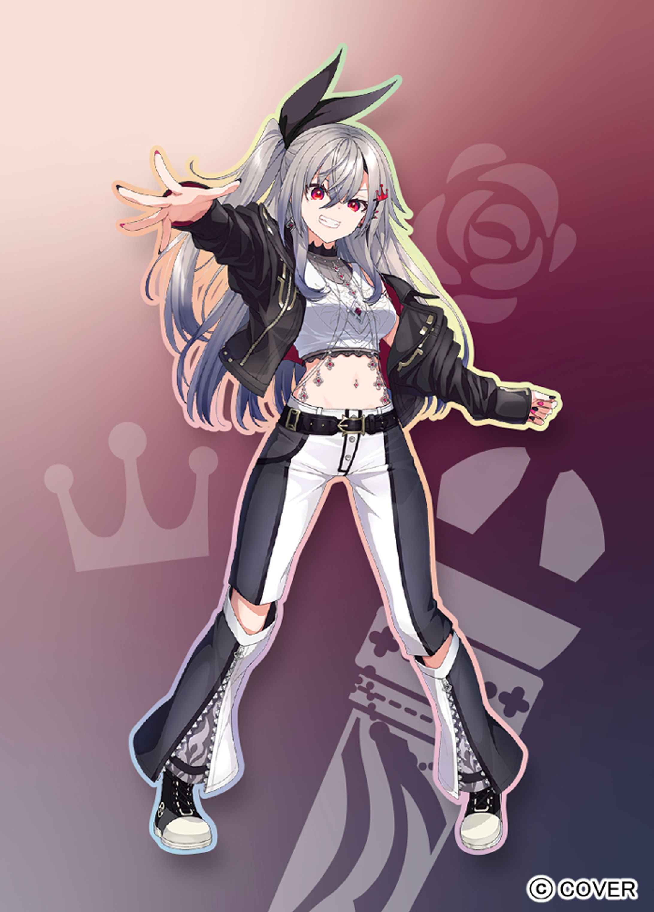 hololive OFFICIAL CARD GAMEブースターパック『アヤカシヴァーミリオン』響咲リオナさんHRカードイラスト-1