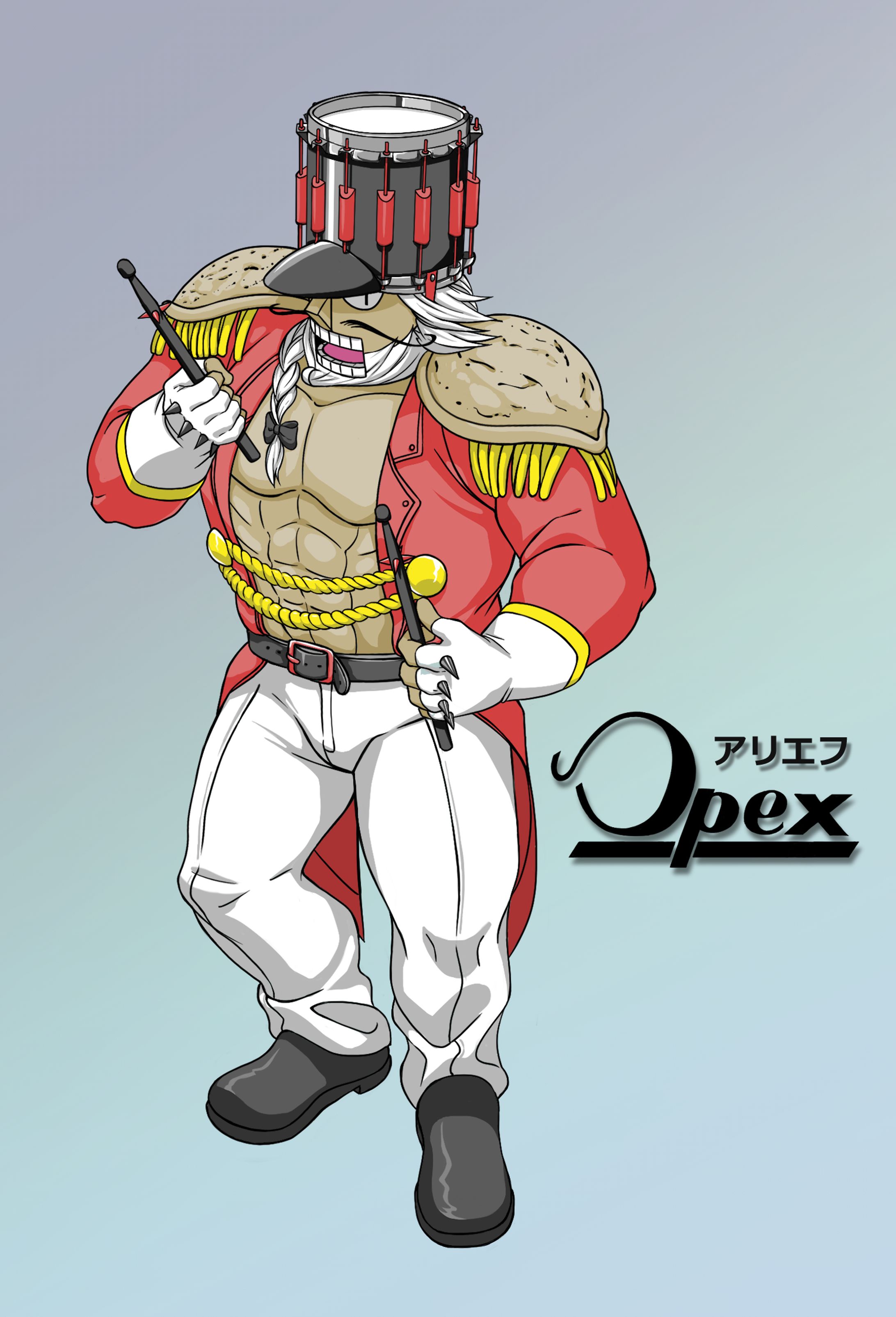 オリジナル　くるみ割り人形　格闘ゲームキャラ立ち絵-1