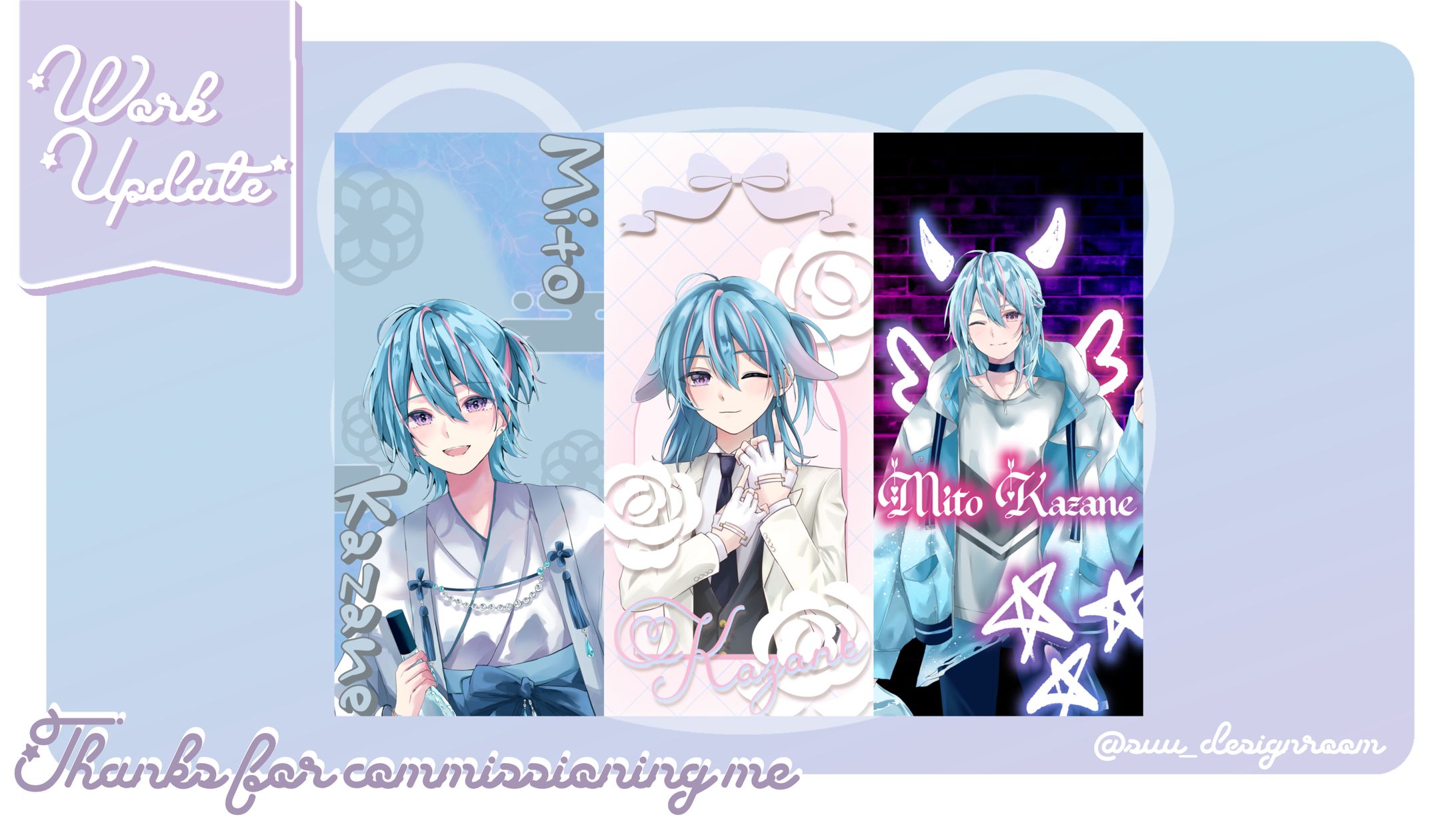 海兎かざね様 スマホ壁紙-1