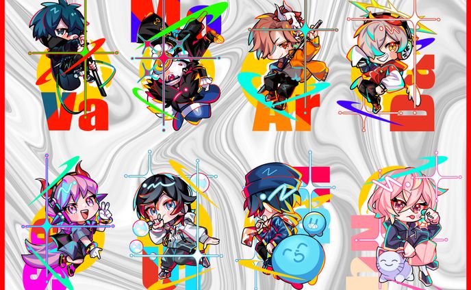 【ファンアート】ストリーマーSDイラスト