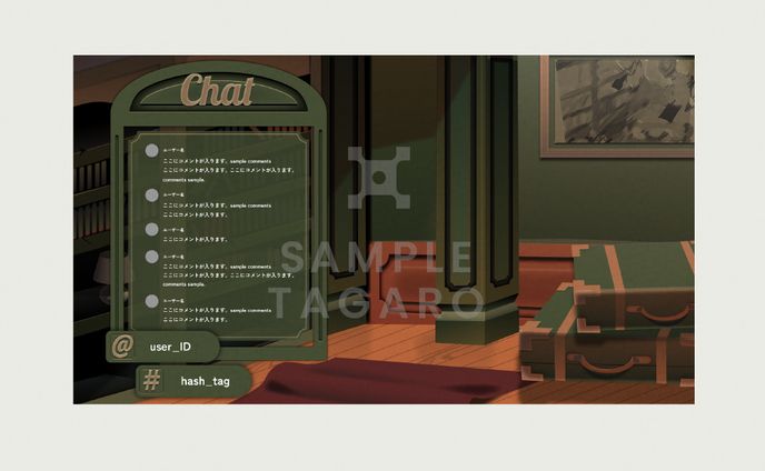 BOOTH用 配信画面│Stream Design