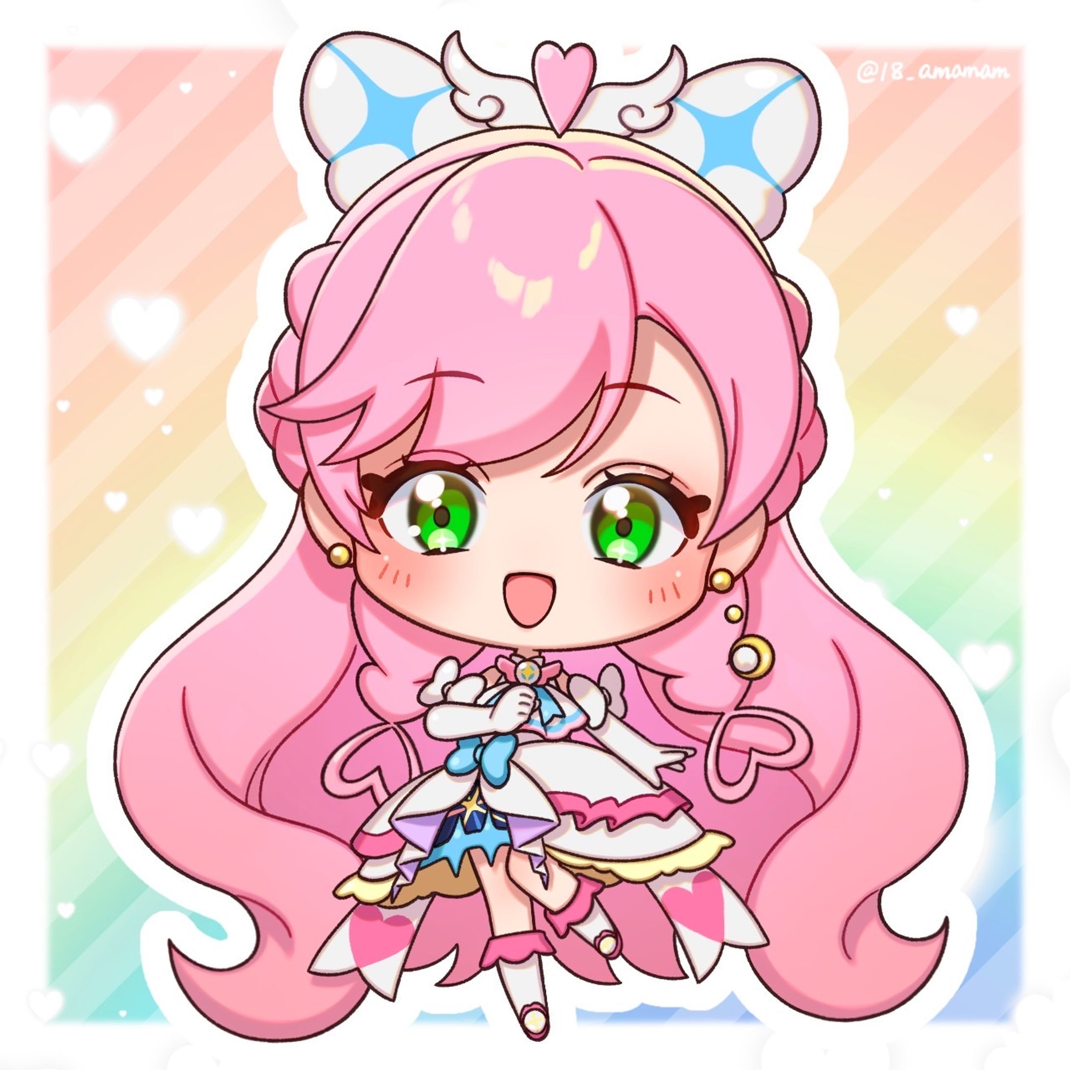 【ネット限定】 キュアプリズム/虹ヶ丘ましろ(ひろがるスカイ！プリキュア) ストラップ