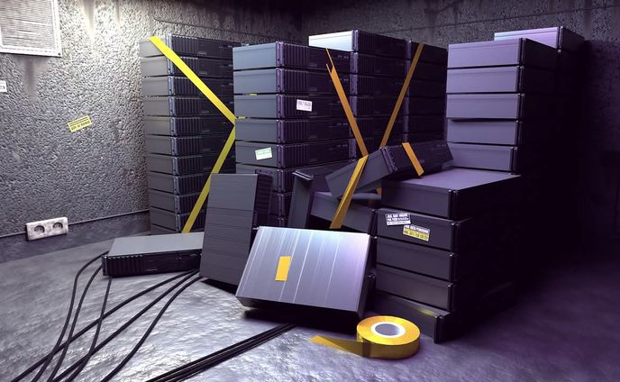 Unused server storage (old project)