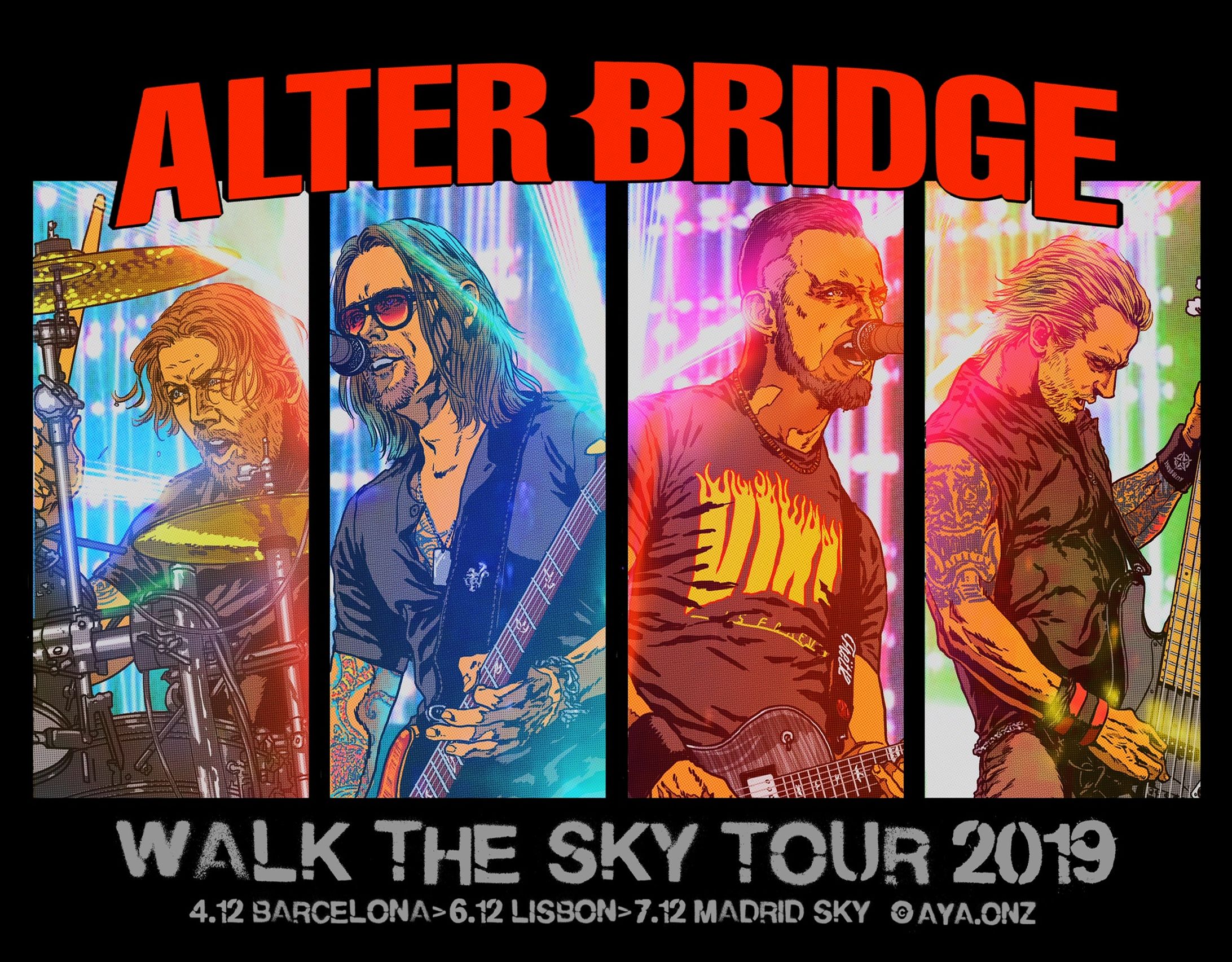 ALTER BRIDGE - WALK THE SKY TOUR BANNER-1
