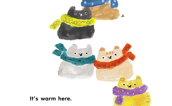  It's warm here.