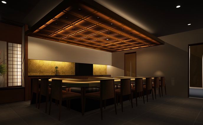 飲食店　設計3D