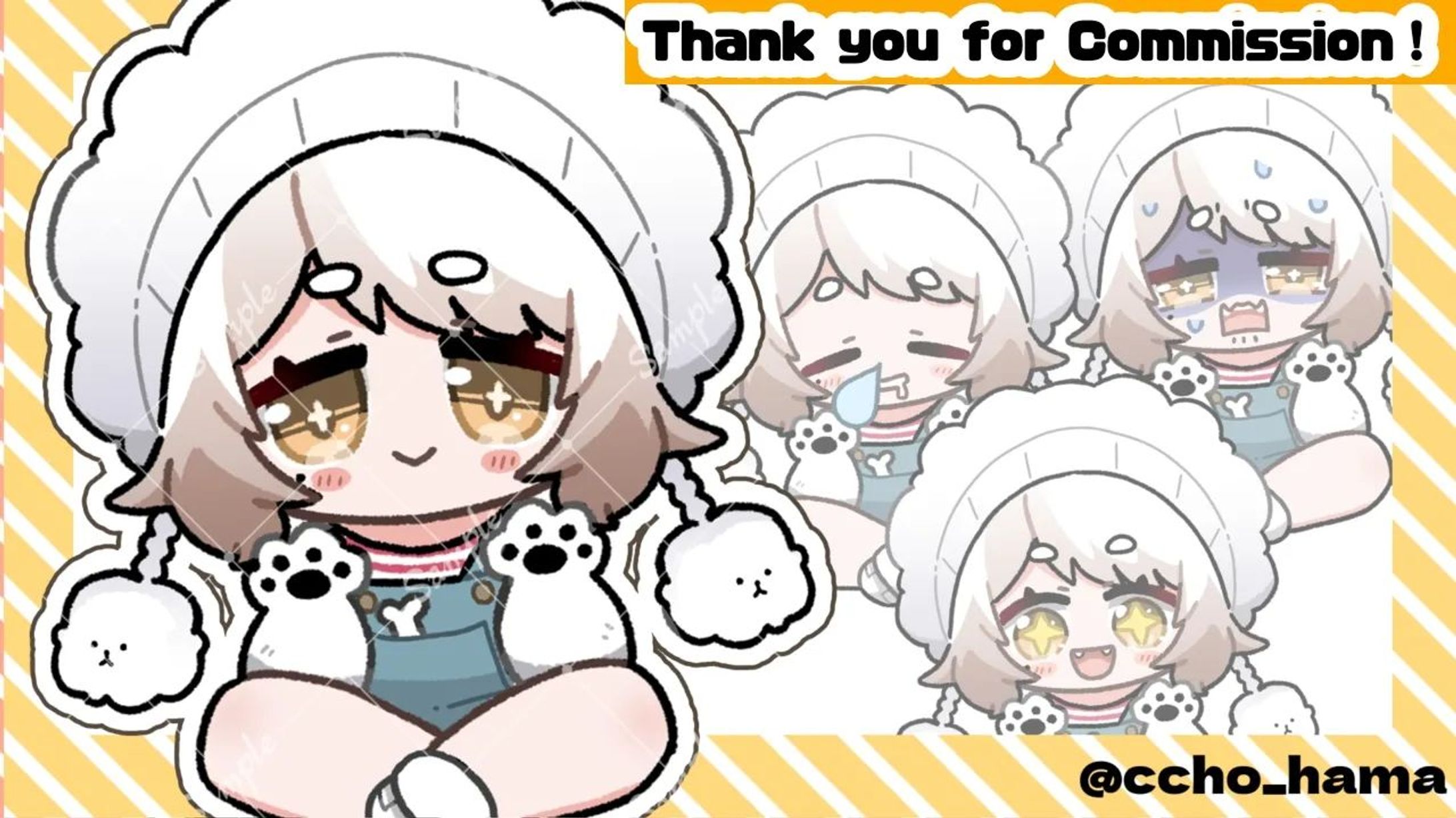 SDイラストです✨⁡⁡⁡
⁡ご依頼ありがとうございました！
⁡
⁡#SKIMA #commission #スケブ #illumination #イラストグラム #イラスト-1