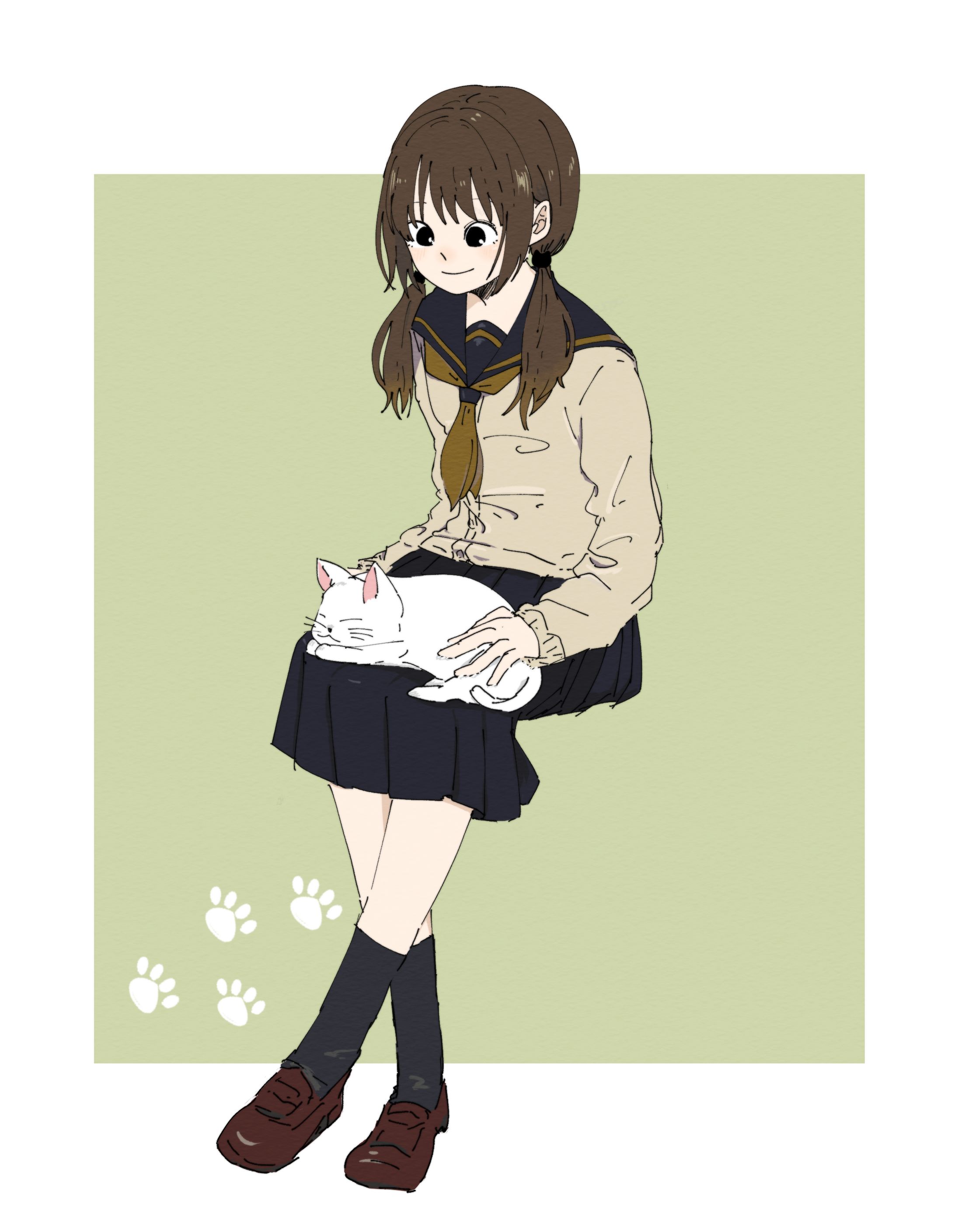 猫と少女-1