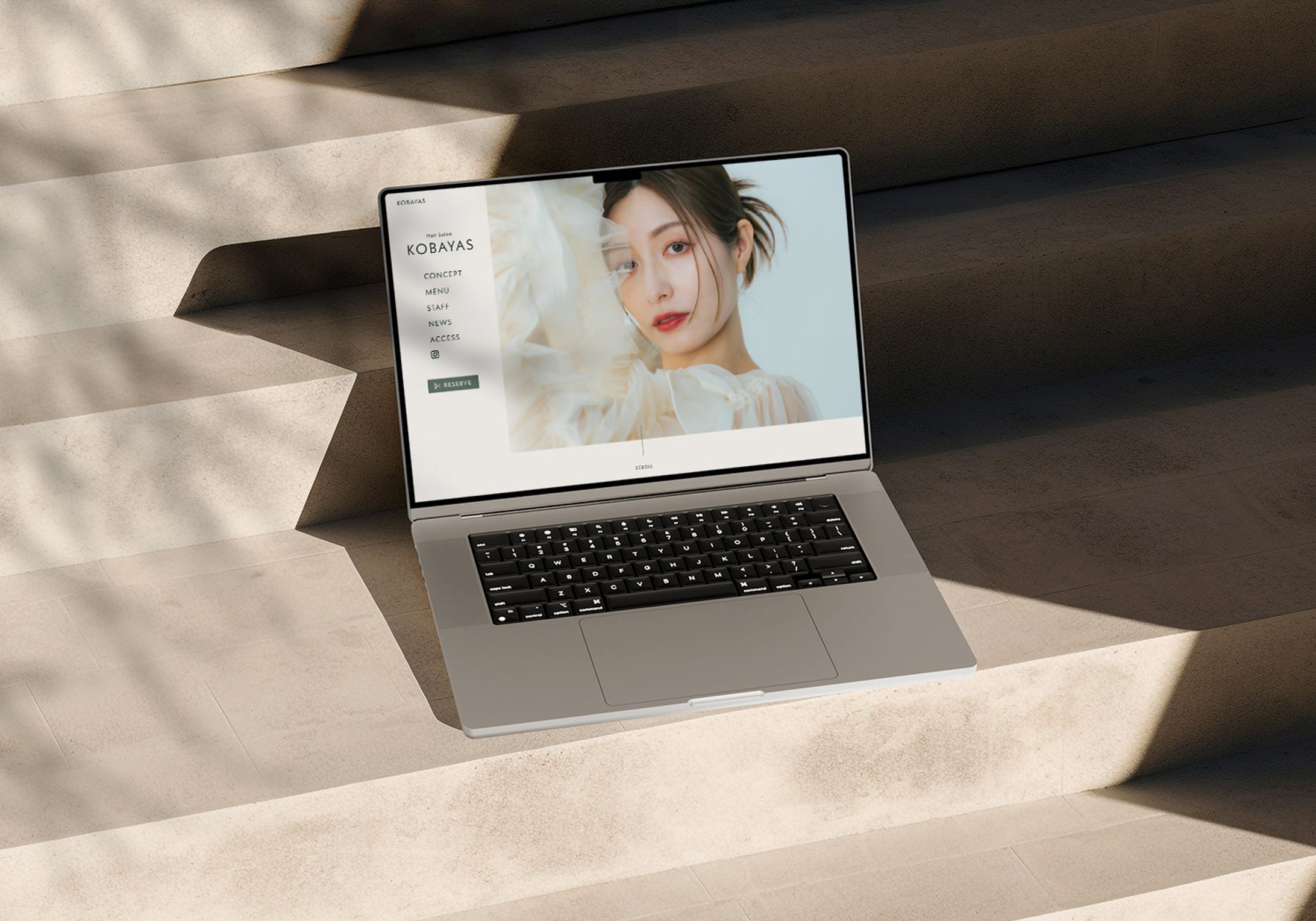 美容室のwebデザイン-1