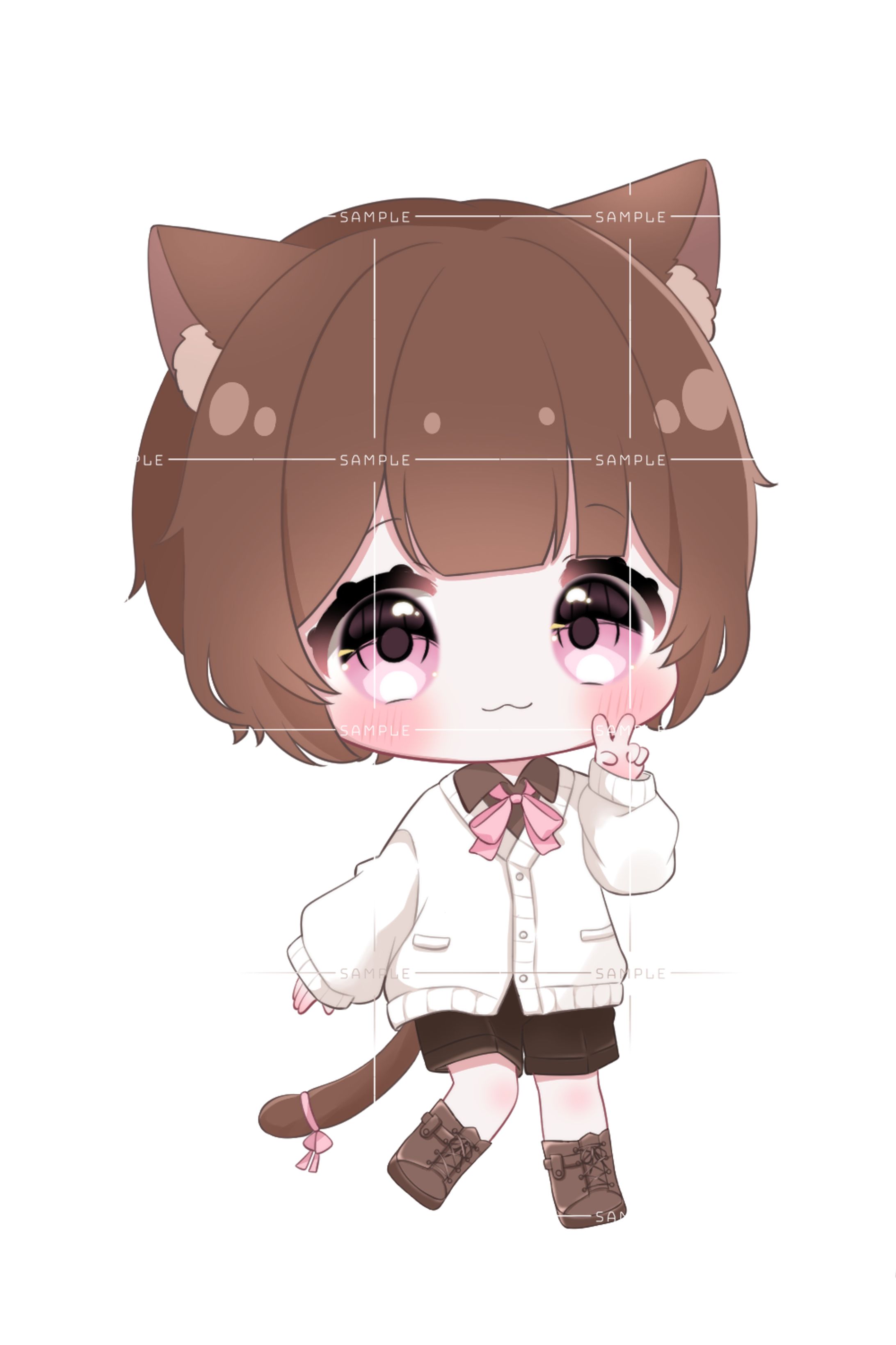 【依頼絵】ミニ全身-1
