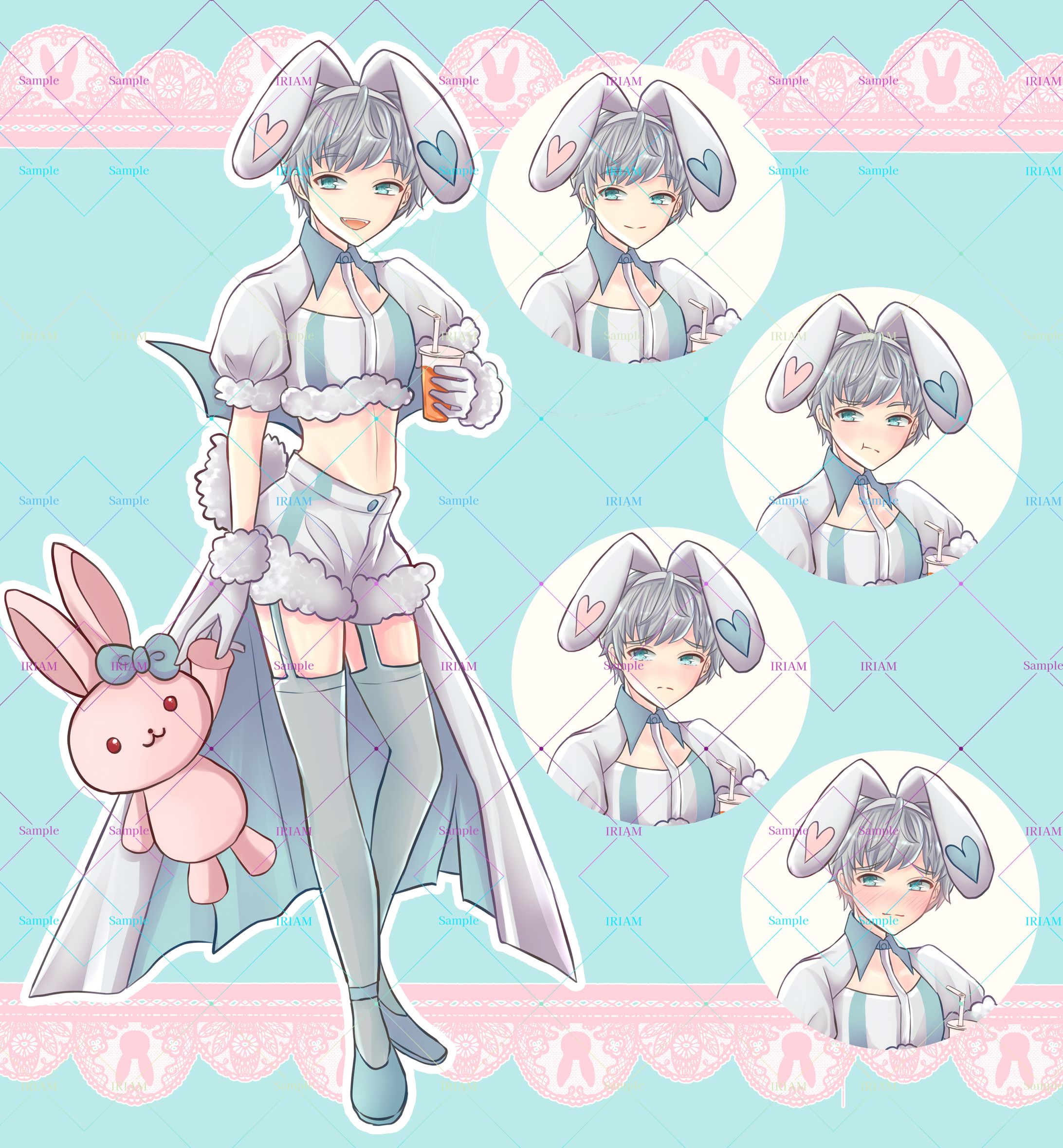 男性IRIAMライバー様新規立ち絵-1