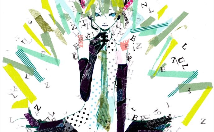 ボカロ曲「パズル/クワガタP」動画イラスト