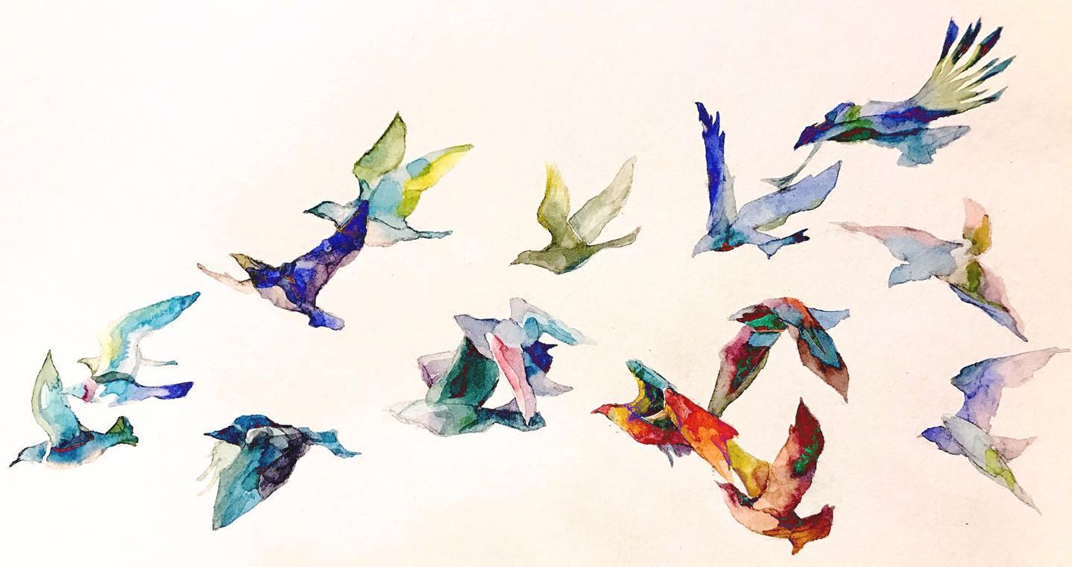 #鳥 #illustration #artwork #watercolor #水彩-1