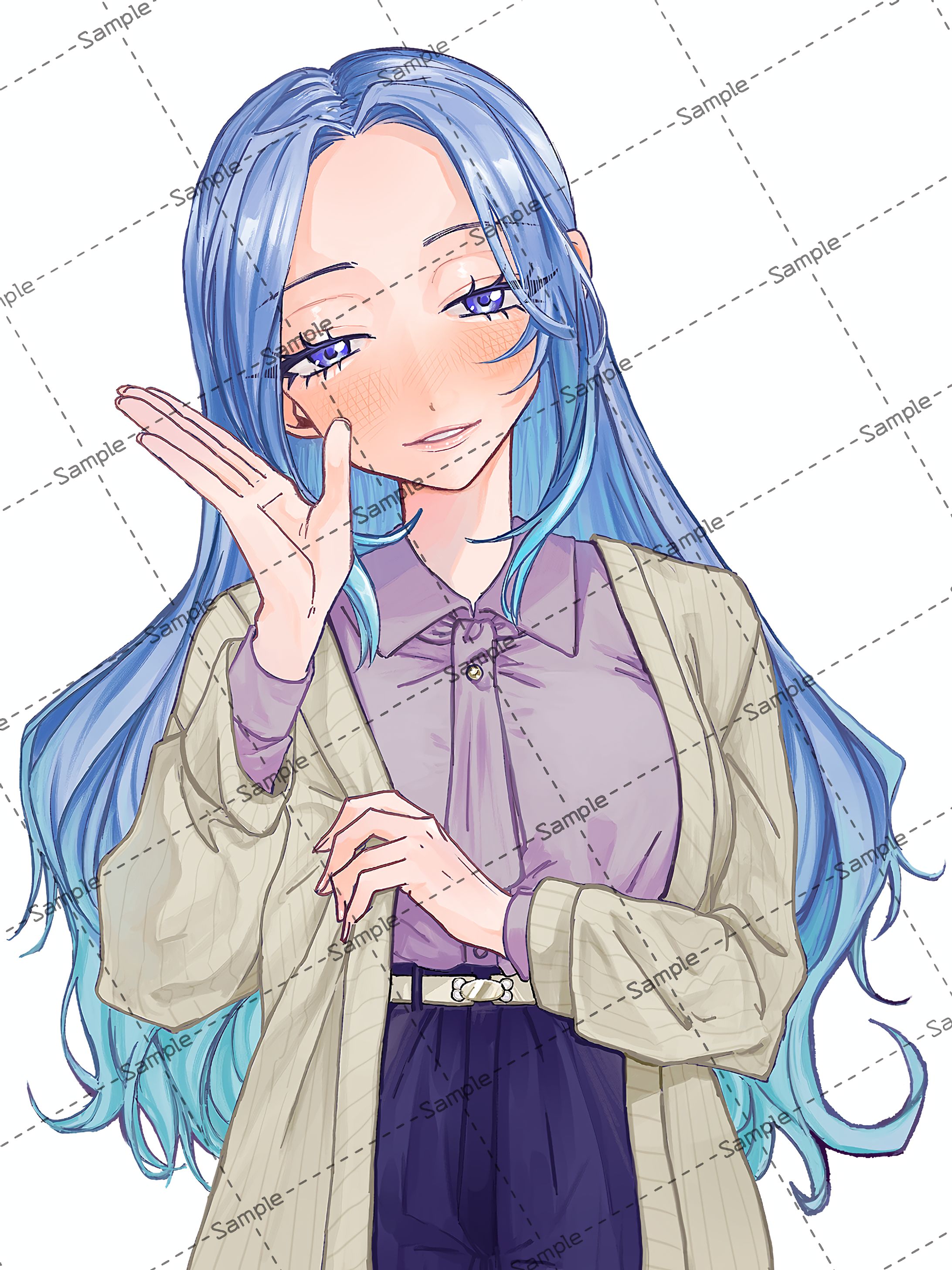 浮海しりょ様 SNS告知・配布イラスト-1