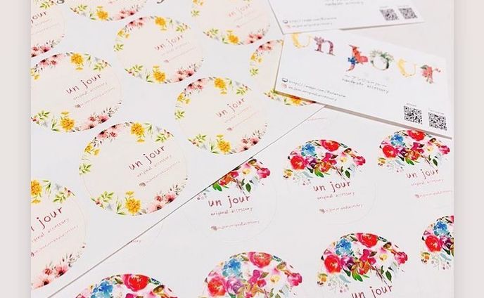 @un.jour.original.accessory 様　シールをオーダーいただきました！ありがとうございます