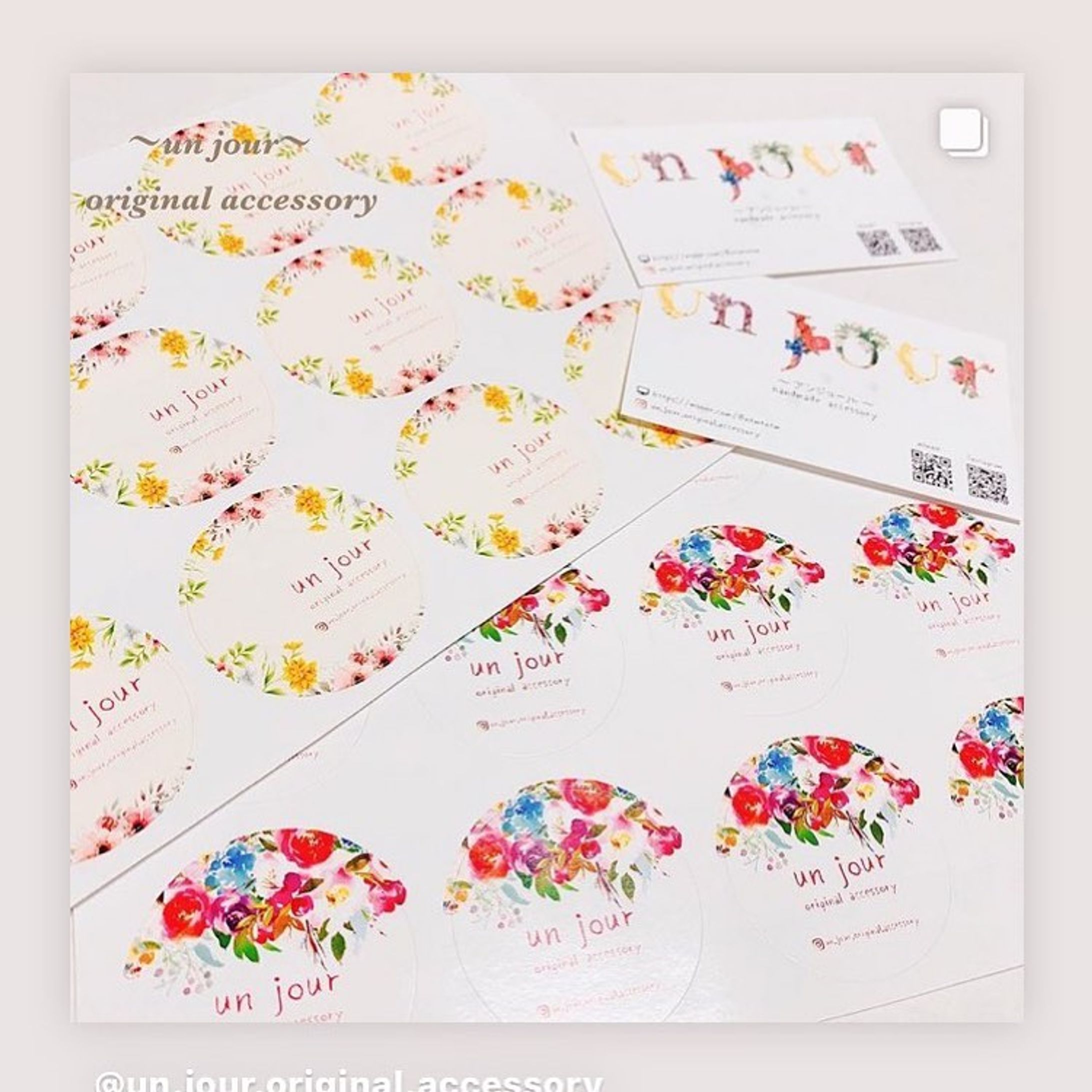 @un.jour.original.accessory 様　シールをオーダーいただきました！ありがとうございます-1