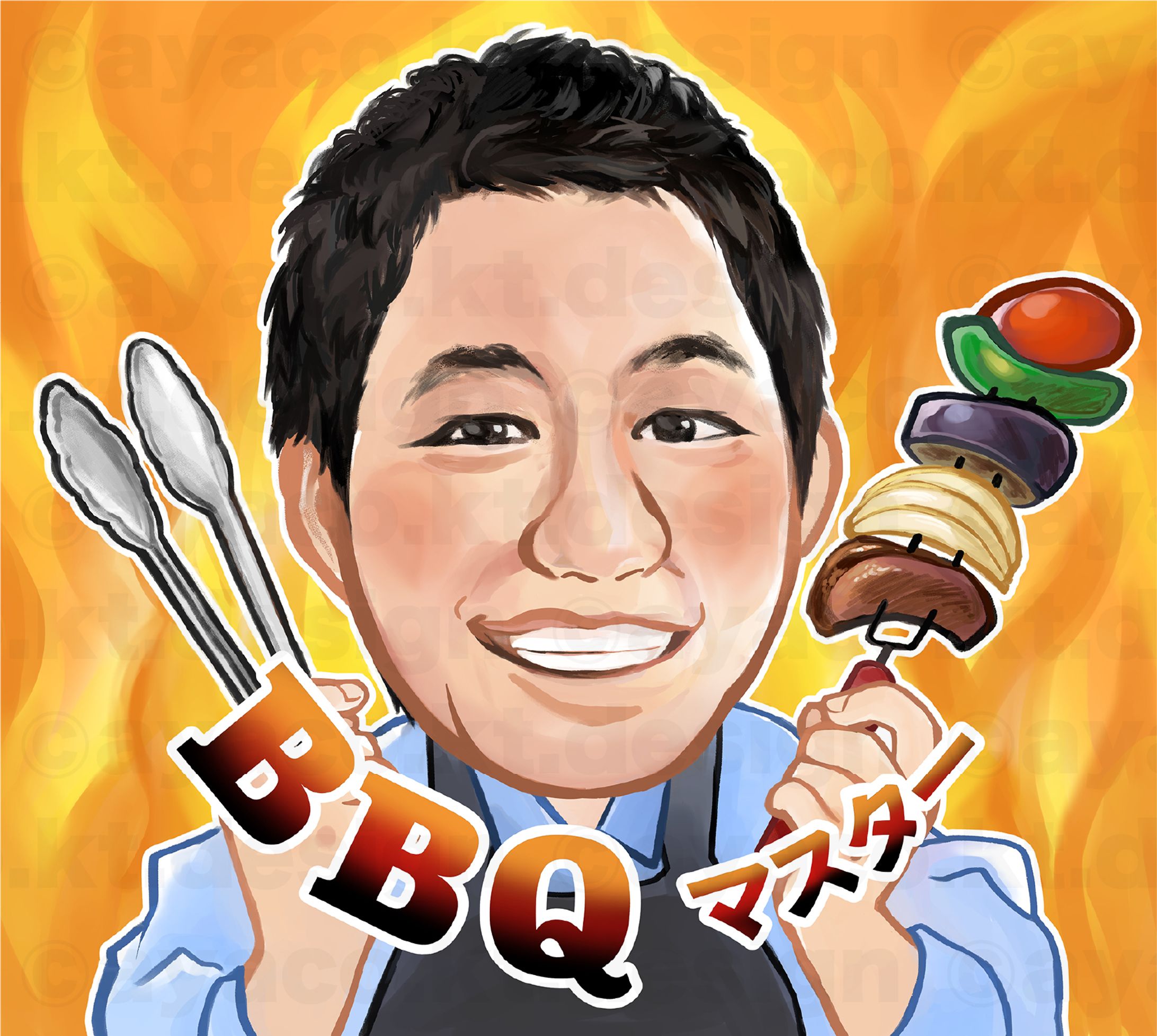 イラスト /BBQマスター 森岡様-1