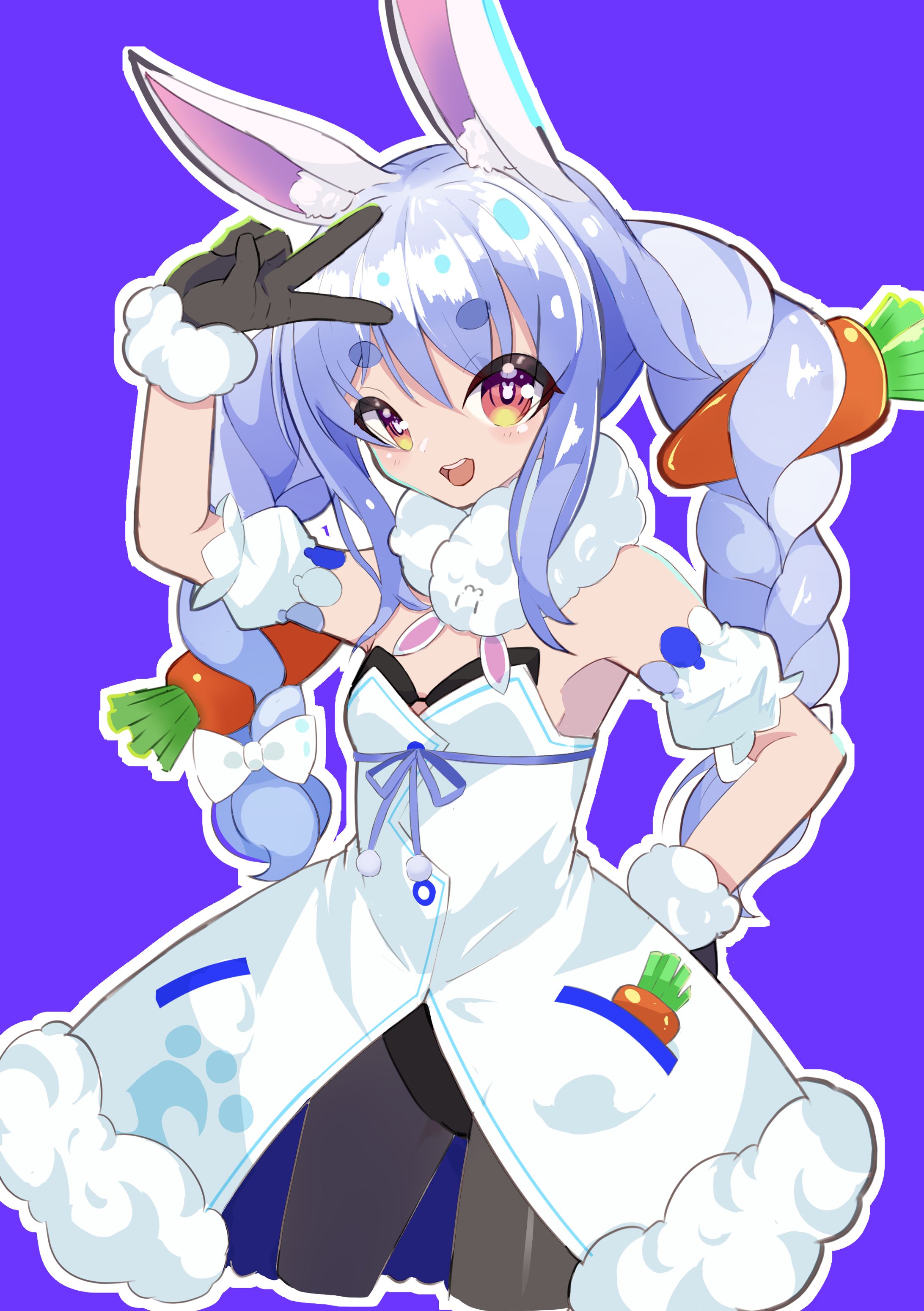 兎田ぺこら ファンアート-1