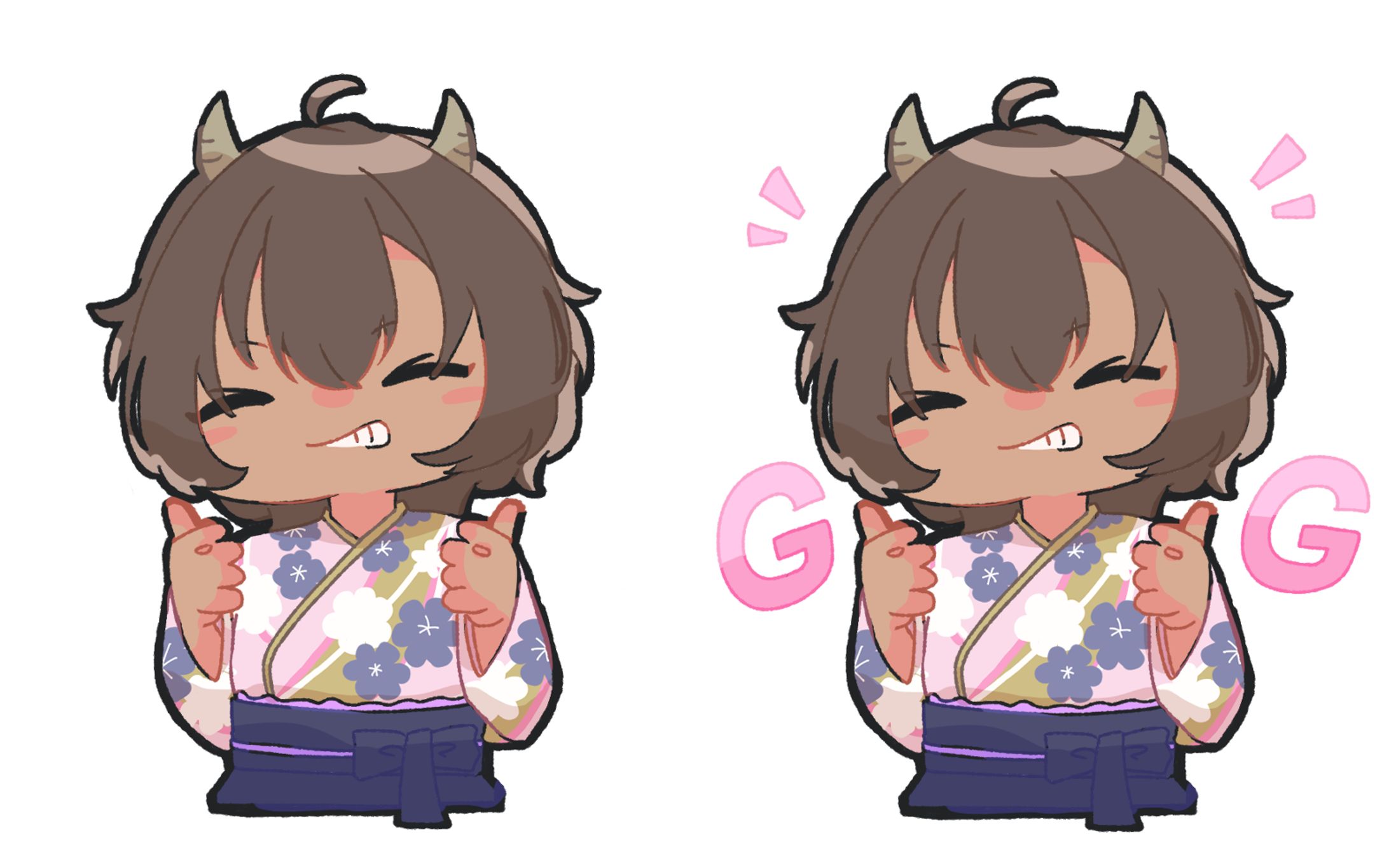 【無償企画】スタンプ風イラスト1-1