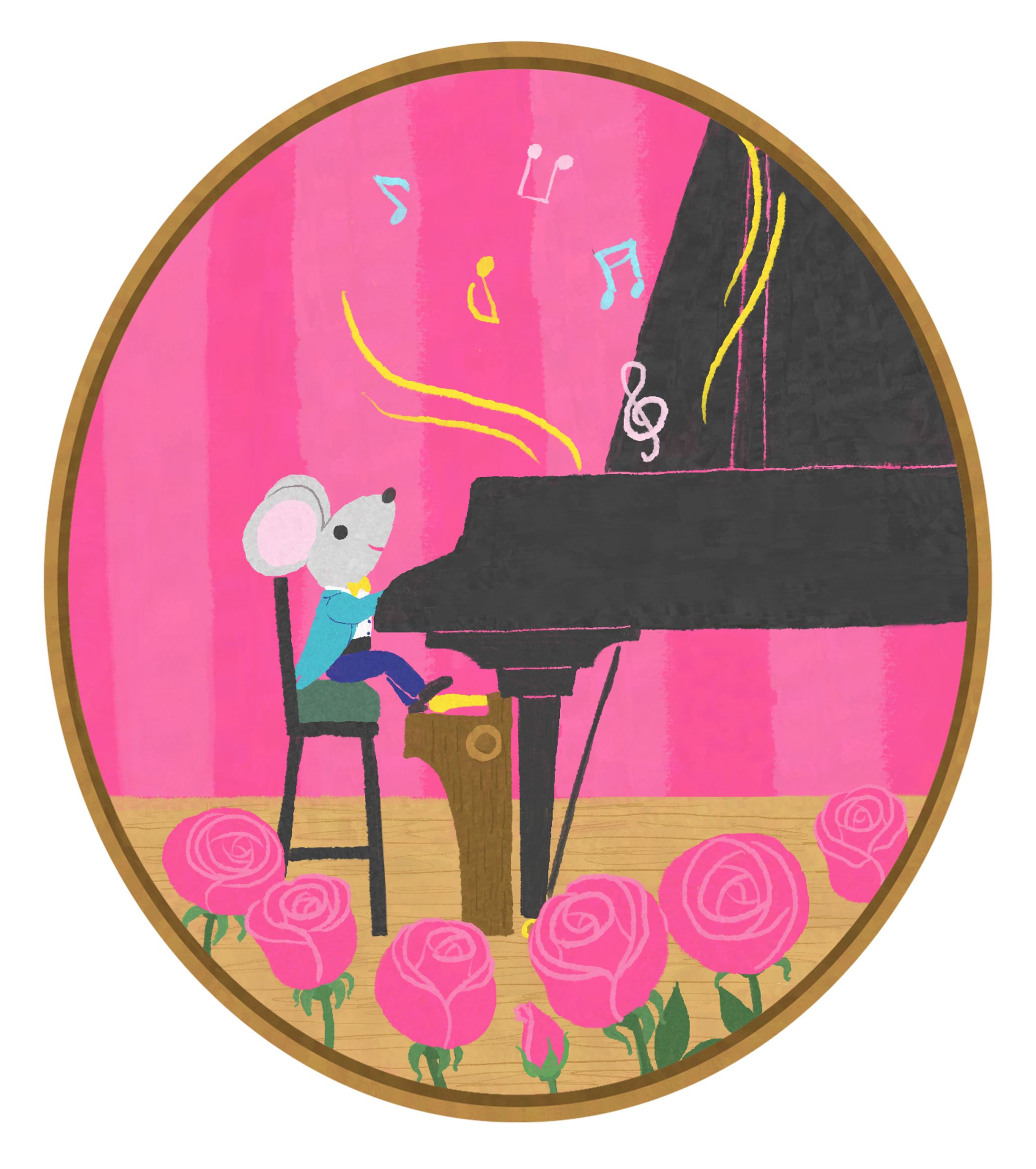 プログラム用イラストレーション  little concert 2023-1