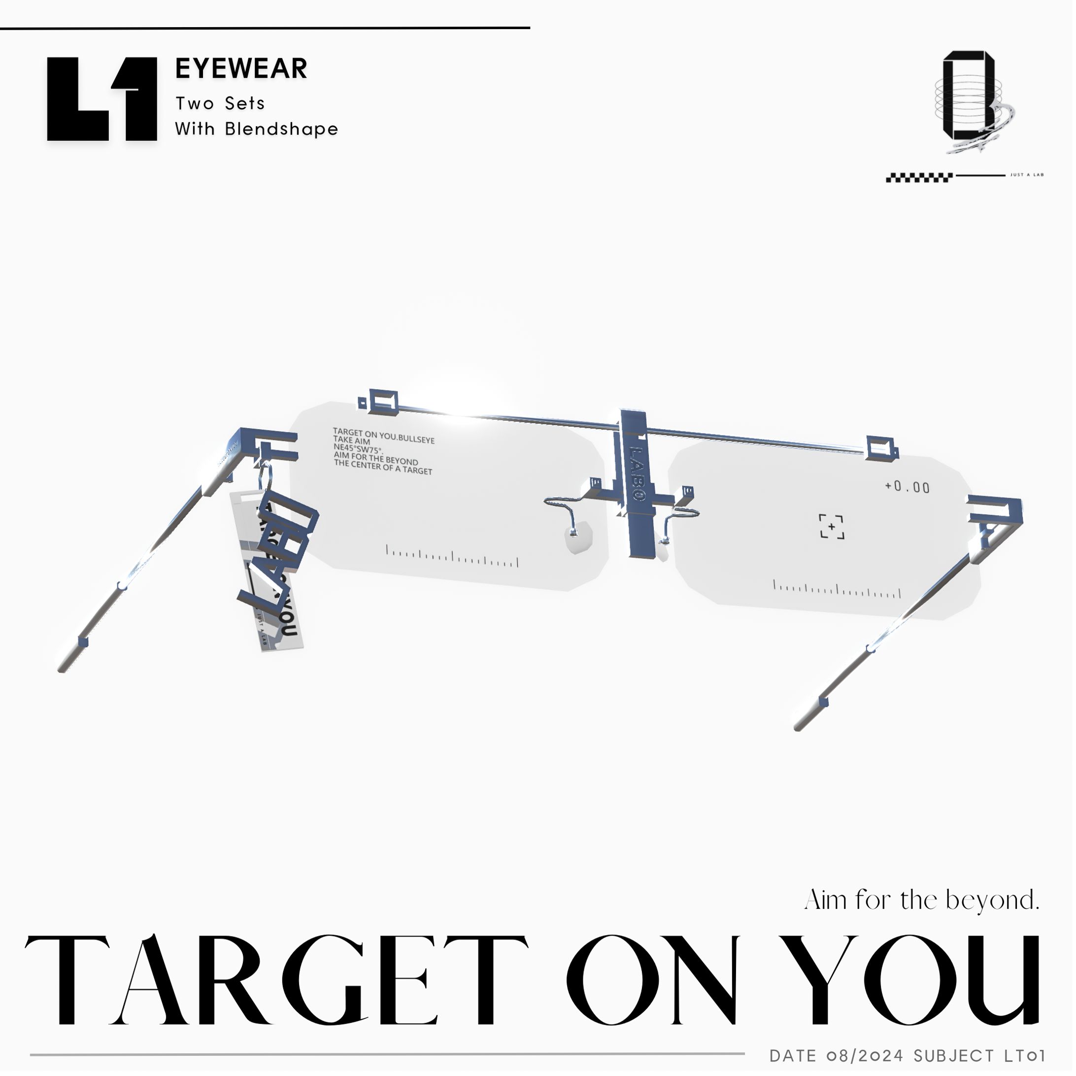 Eyewear眼鏡『Target On You』Glasses-1