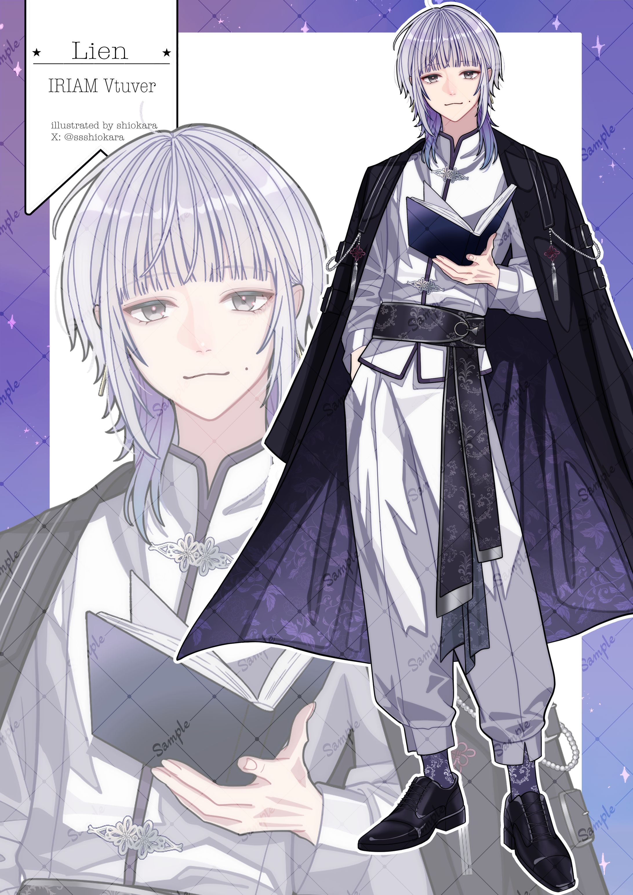 Vtuber リエン様 キャラデザ-1