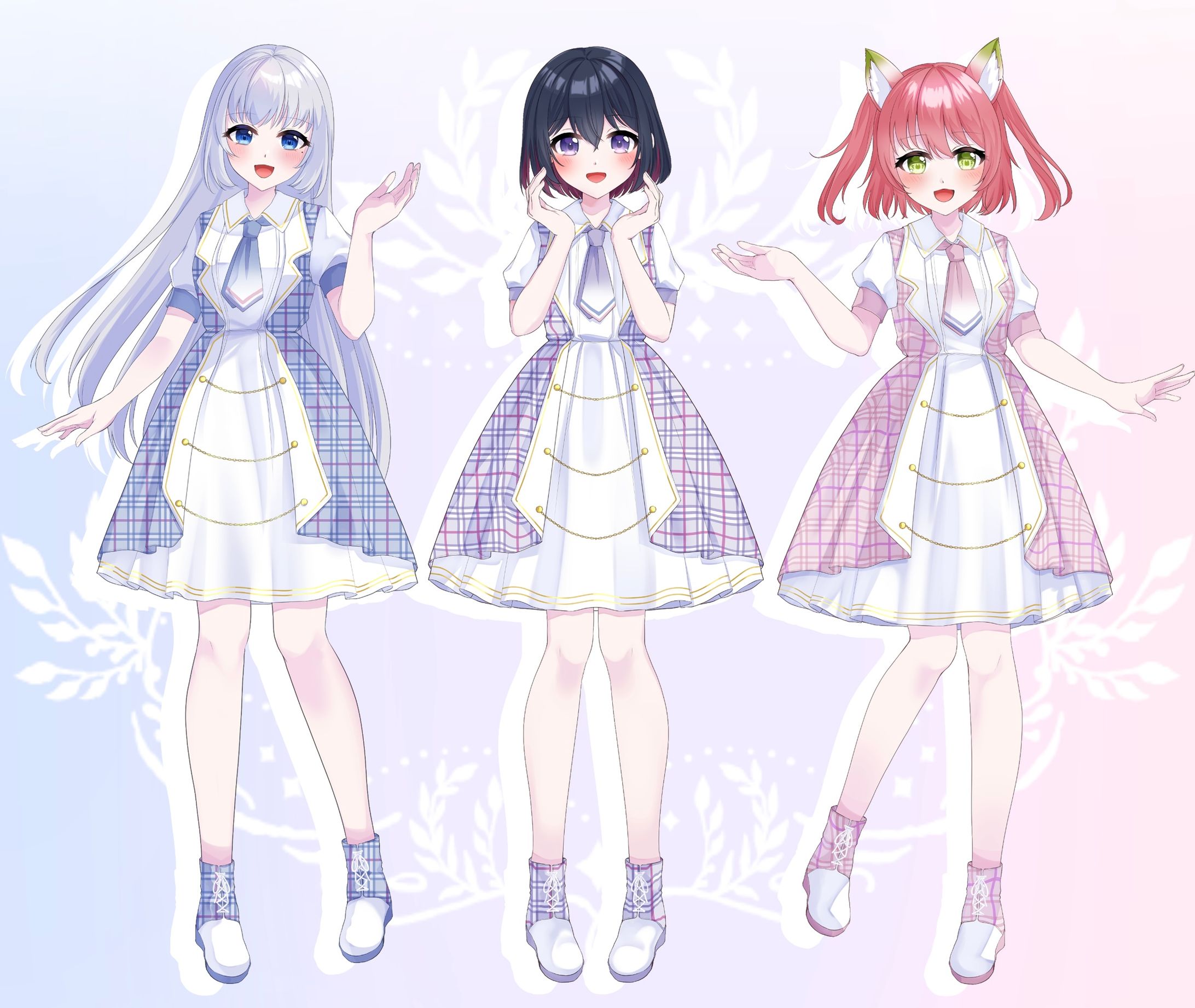 お揃いアイドル衣装!!IRIAM立ち絵-1