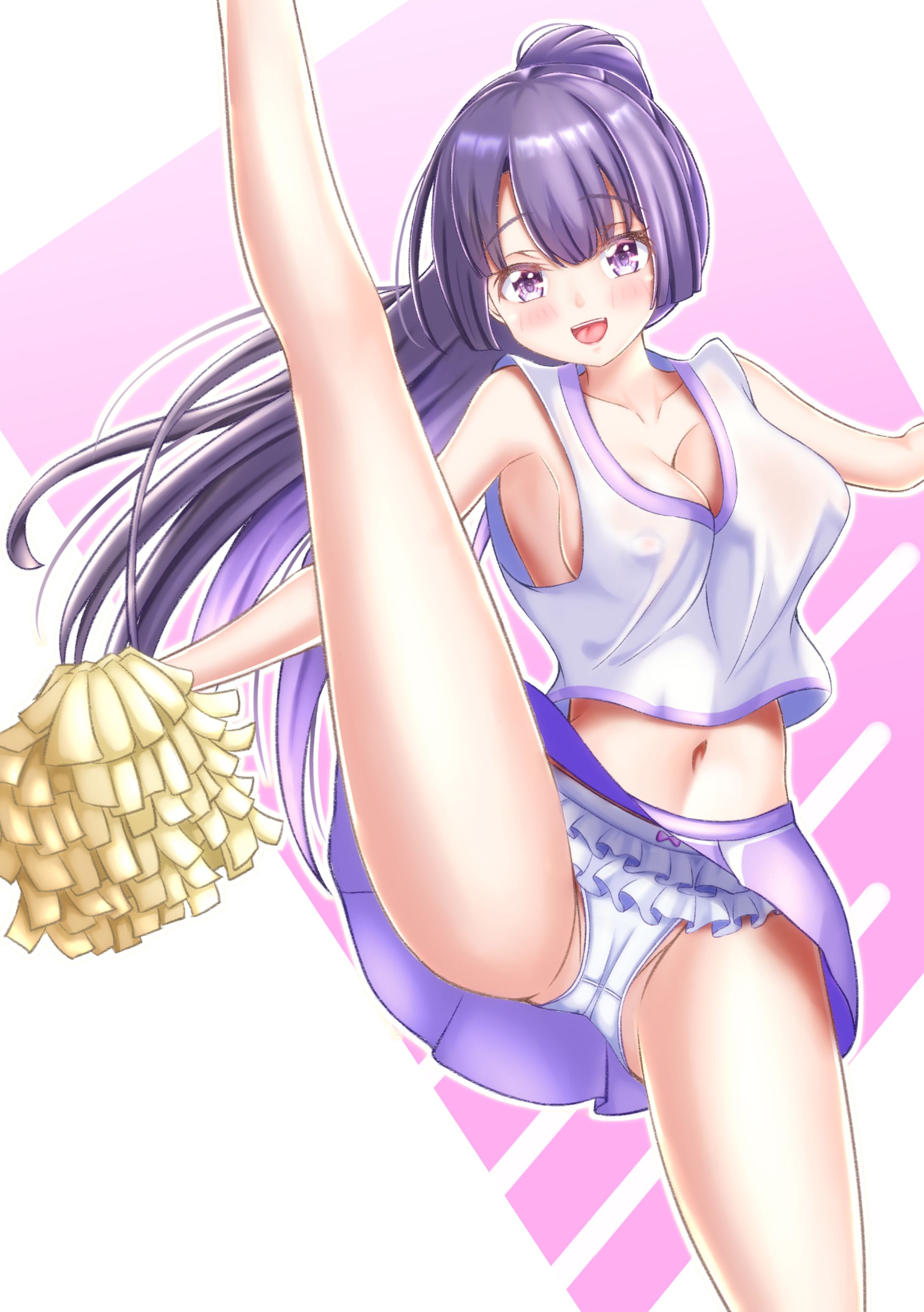チアコスで暑中見舞い-1